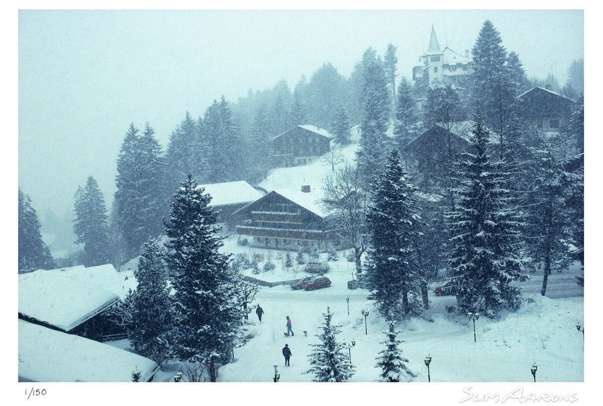 winter in gstaad - Slim Aarons - Limited Edition - Estate Stamped - Photography - Getty Images