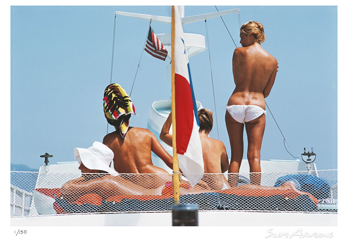 yacht holiday - Slim Aarons - Limited Edition - Estate Stamped - Photography - Getty Images