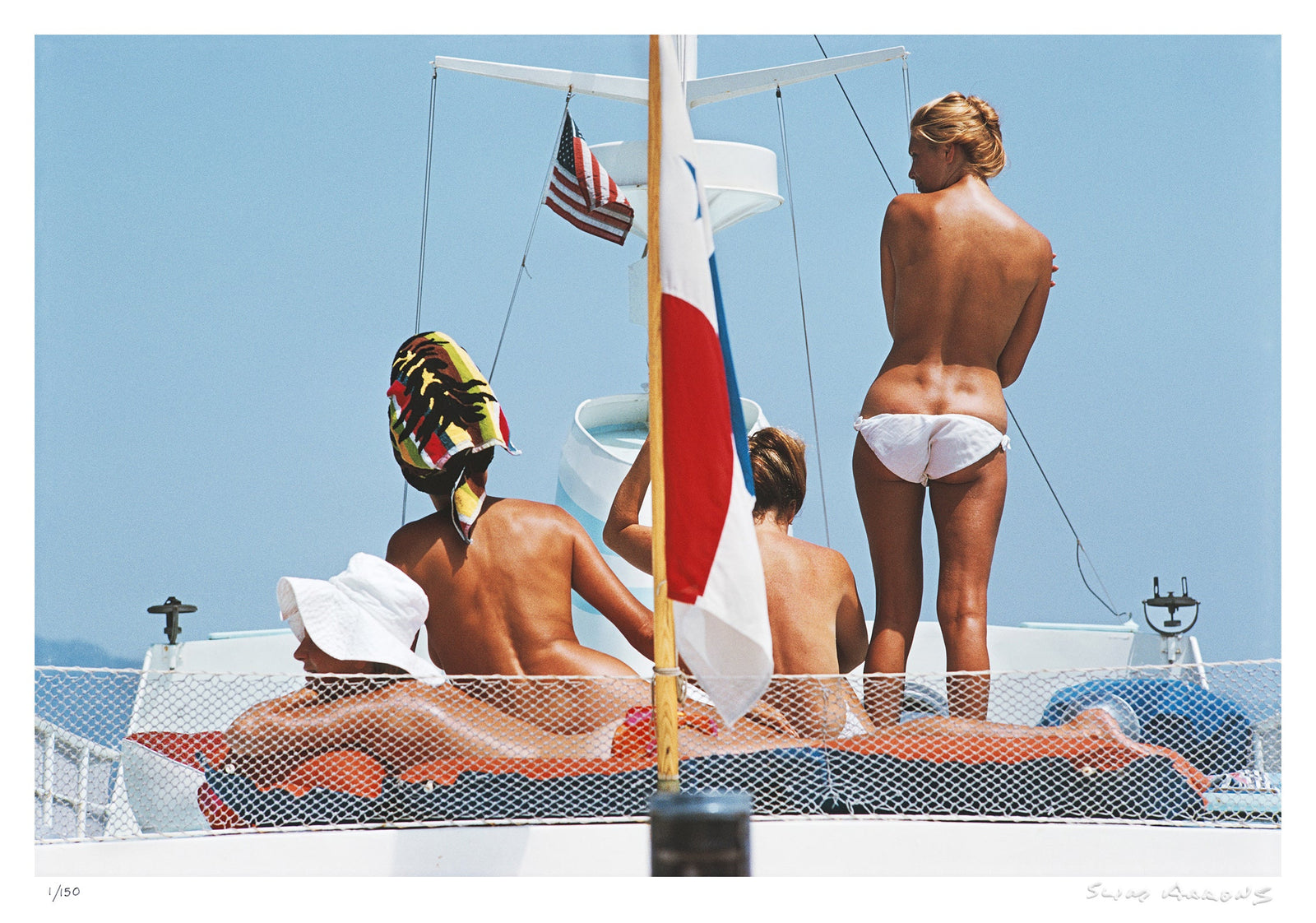 yacht holiday - Slim Aarons - Limited Edition - Estate Stamped - Photography - Getty Images