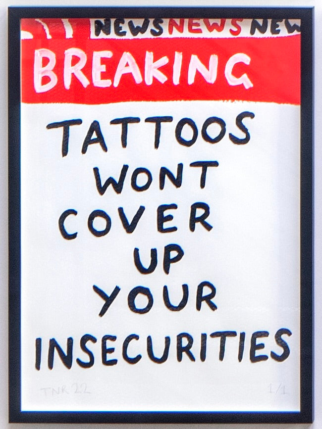 Breaking News: Tattoos (Framed)