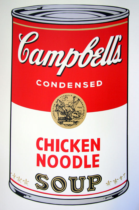 Soup Can Series 1 Chicken Noodle Soup by Sunday B. Morning (Andy Warhol)