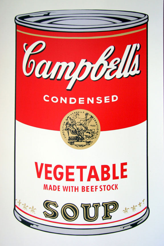 Soup Can Series 1 Vegetable Soup by Sunday B. Morning (Andy Warhol)