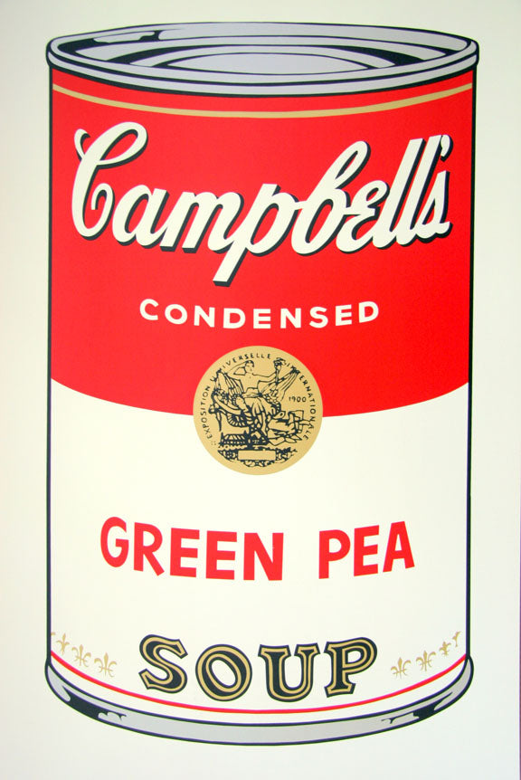 Soup Can Series 1 Green Pea Soup by Sunday B. Morning (Andy Warhol)
