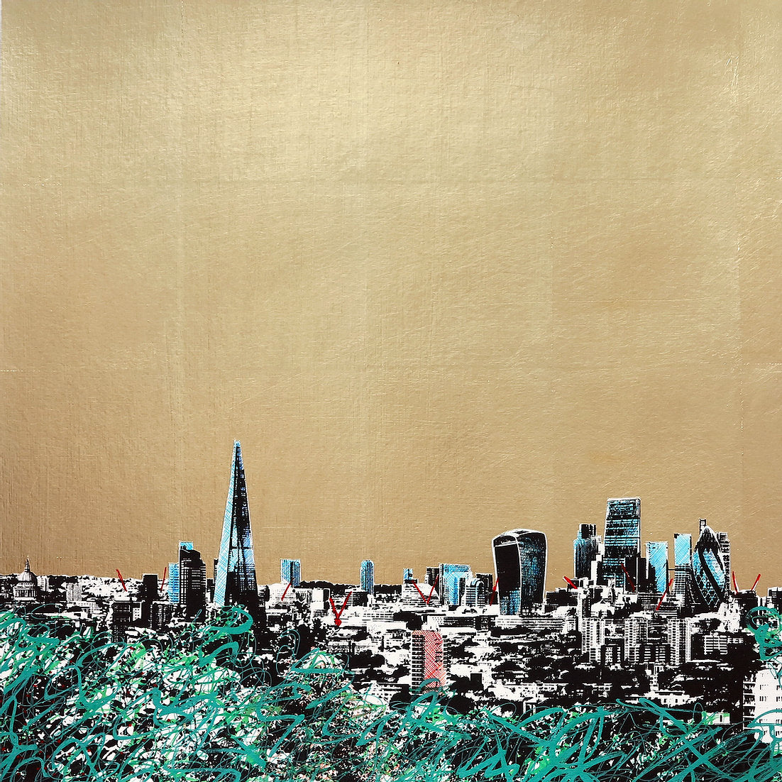 Square Mile II - (Framed) by Jayson Lilley