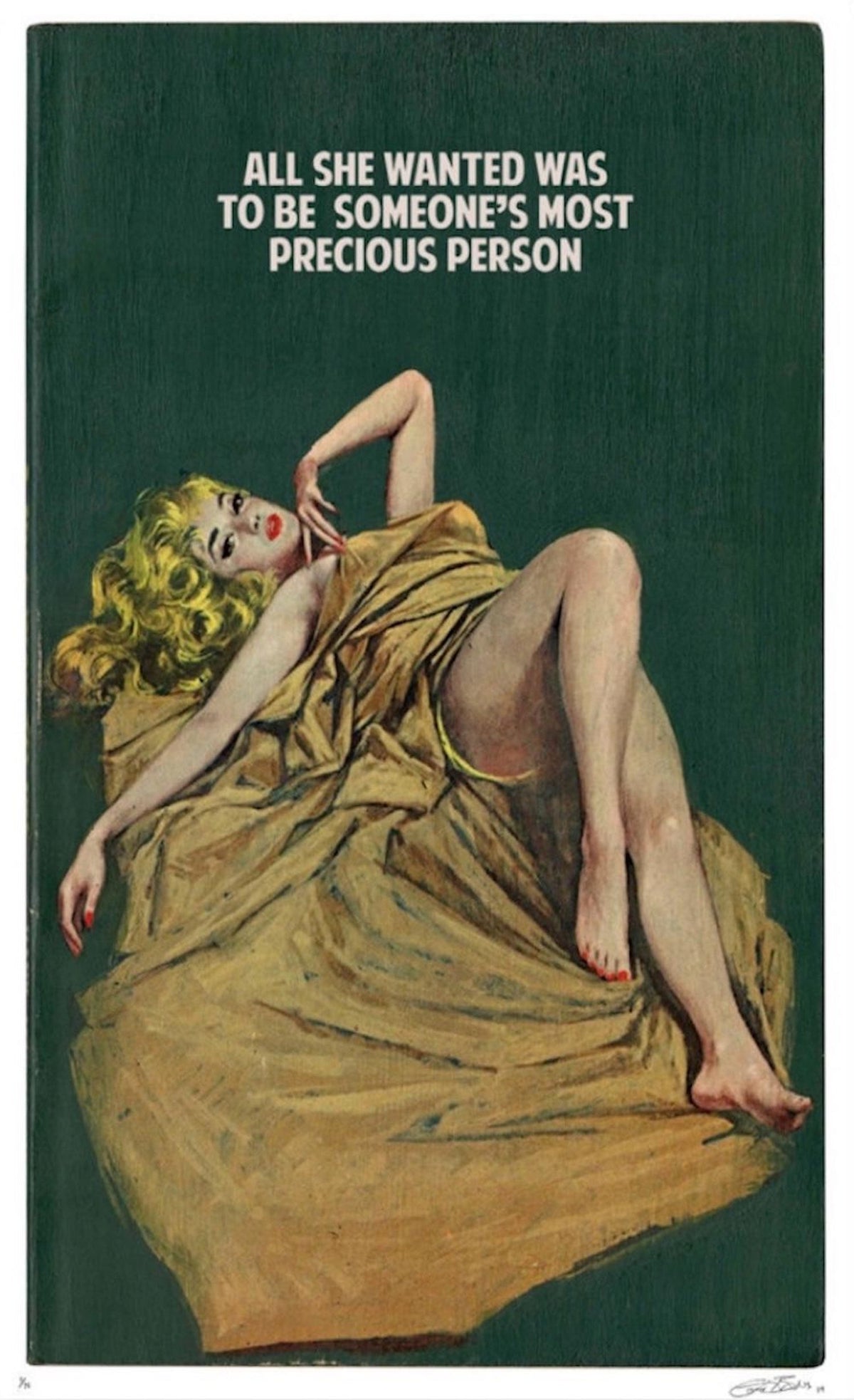 A Dangerous Idea - Box Set by The Connor Brothers, a limited edition one unique, hand-painted work on paper with acrylic, oil pastel & silkscreen and a set of 6 pigment prints on archival paper with silkscreen varnish. from 2019