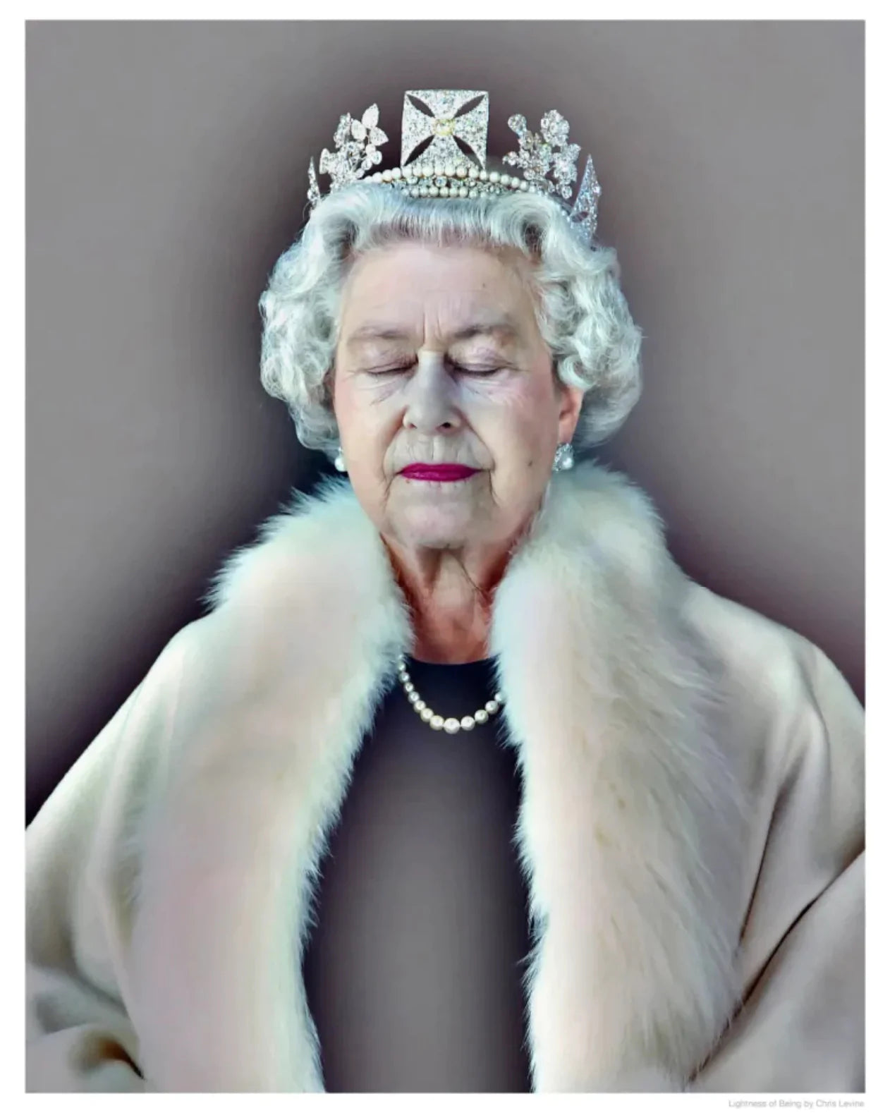 The Lightness of Being (Freedom Edition) by Chris Levine, a limited edition giclée print in colours on aluminium composite panel from 2021