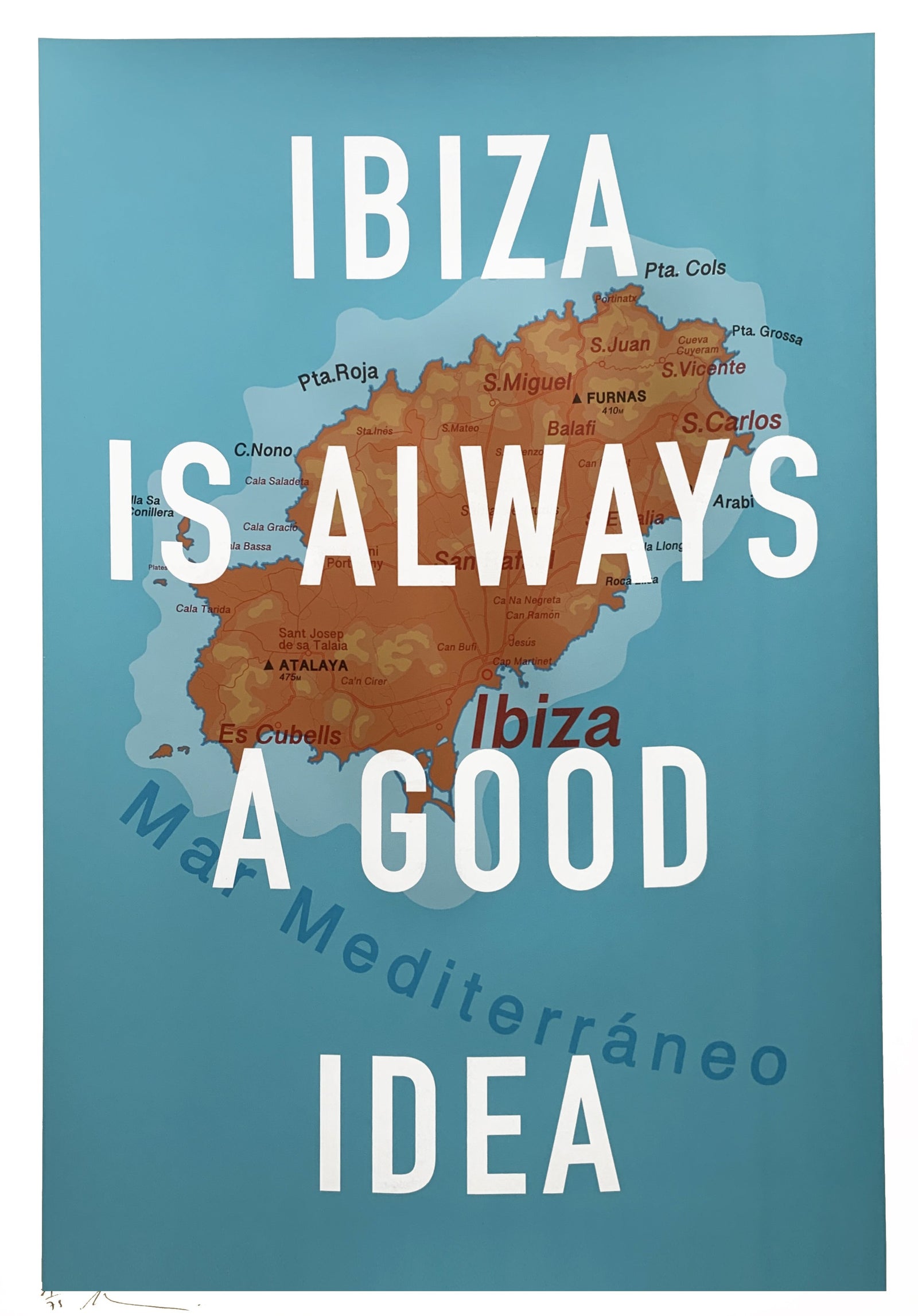 Ibiza (White) by Dave Buonaguidi