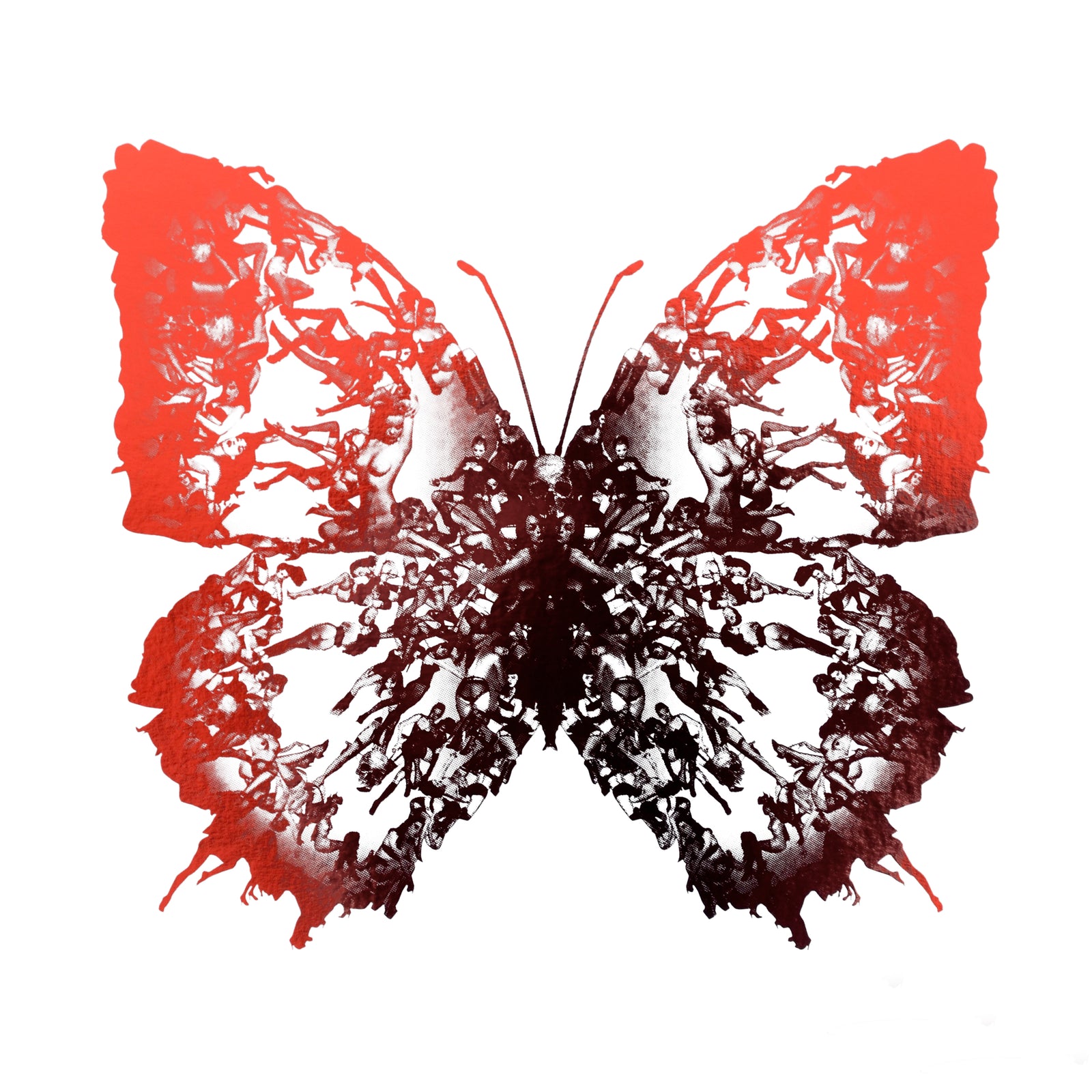 Deliverance Red Foil Edition by Cassandra Yap, a limited edition giclée print on white 380gsm matte laminated stock from 2021