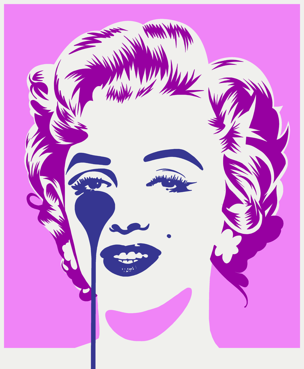 Marilyn Classic - Pink & Purple by Pure Evil