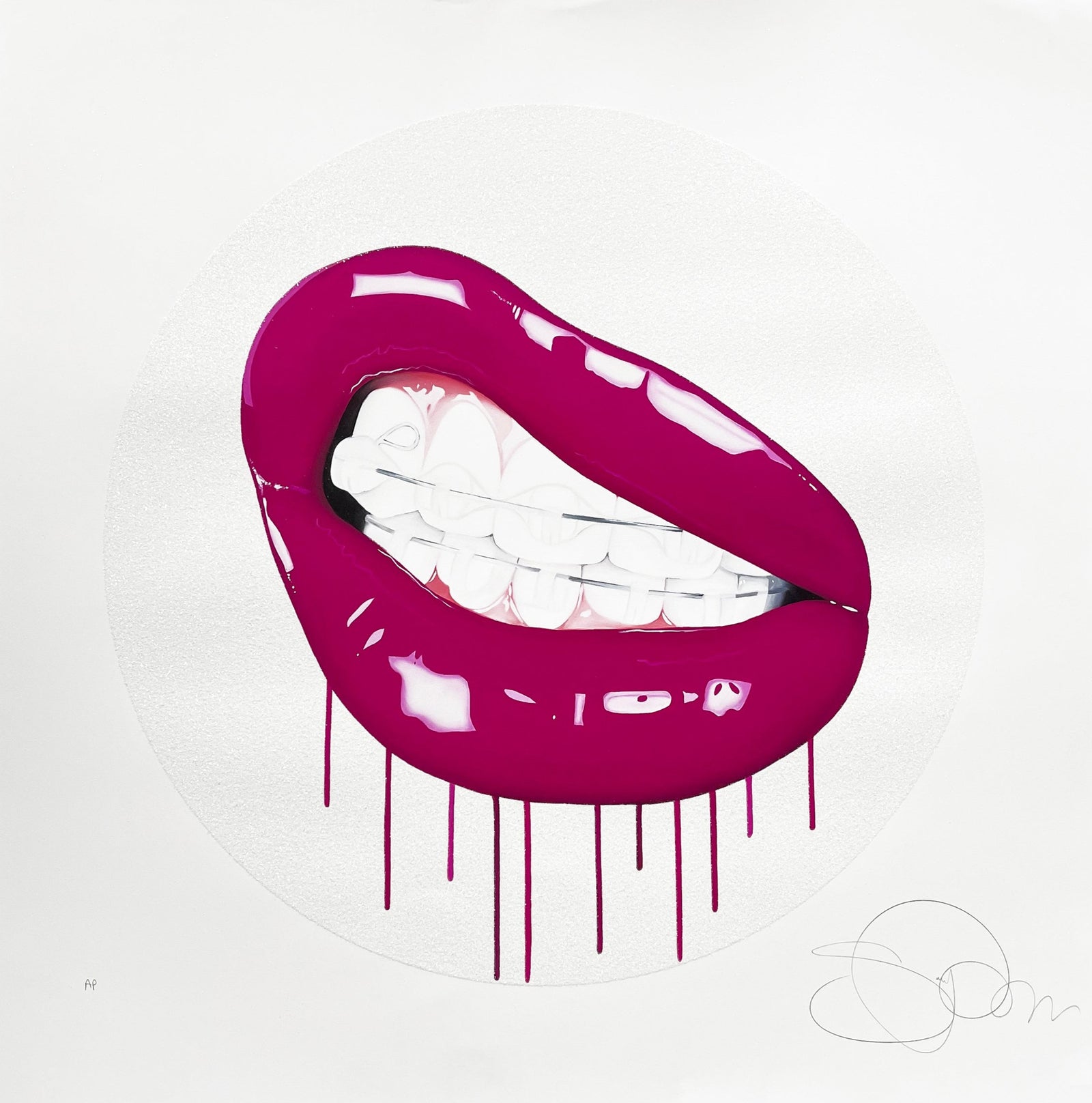 Emotional Gangsta Pink (Framed) by Sara Pope