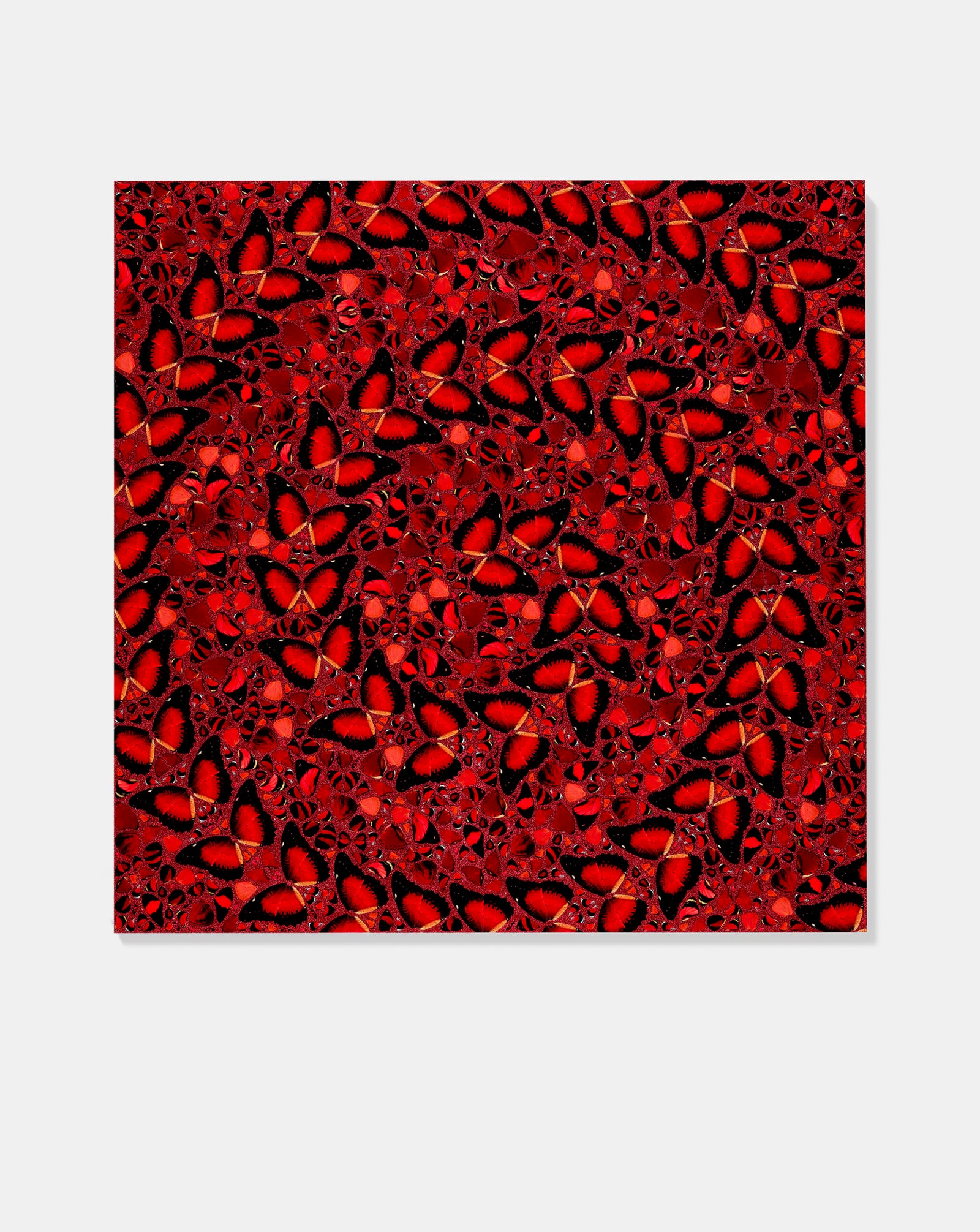 Taytu Betul by Damien Hirst, a limited edition laminated giclée print on aluminium composite, screen printed with glitter from 2022