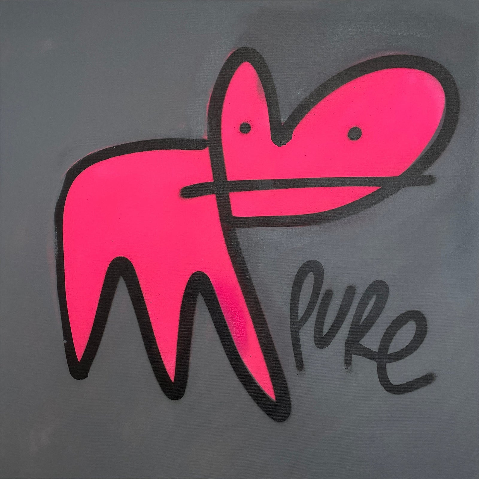 Pure Evil Bunny Tag Canvas - Hazel by Pure Evil