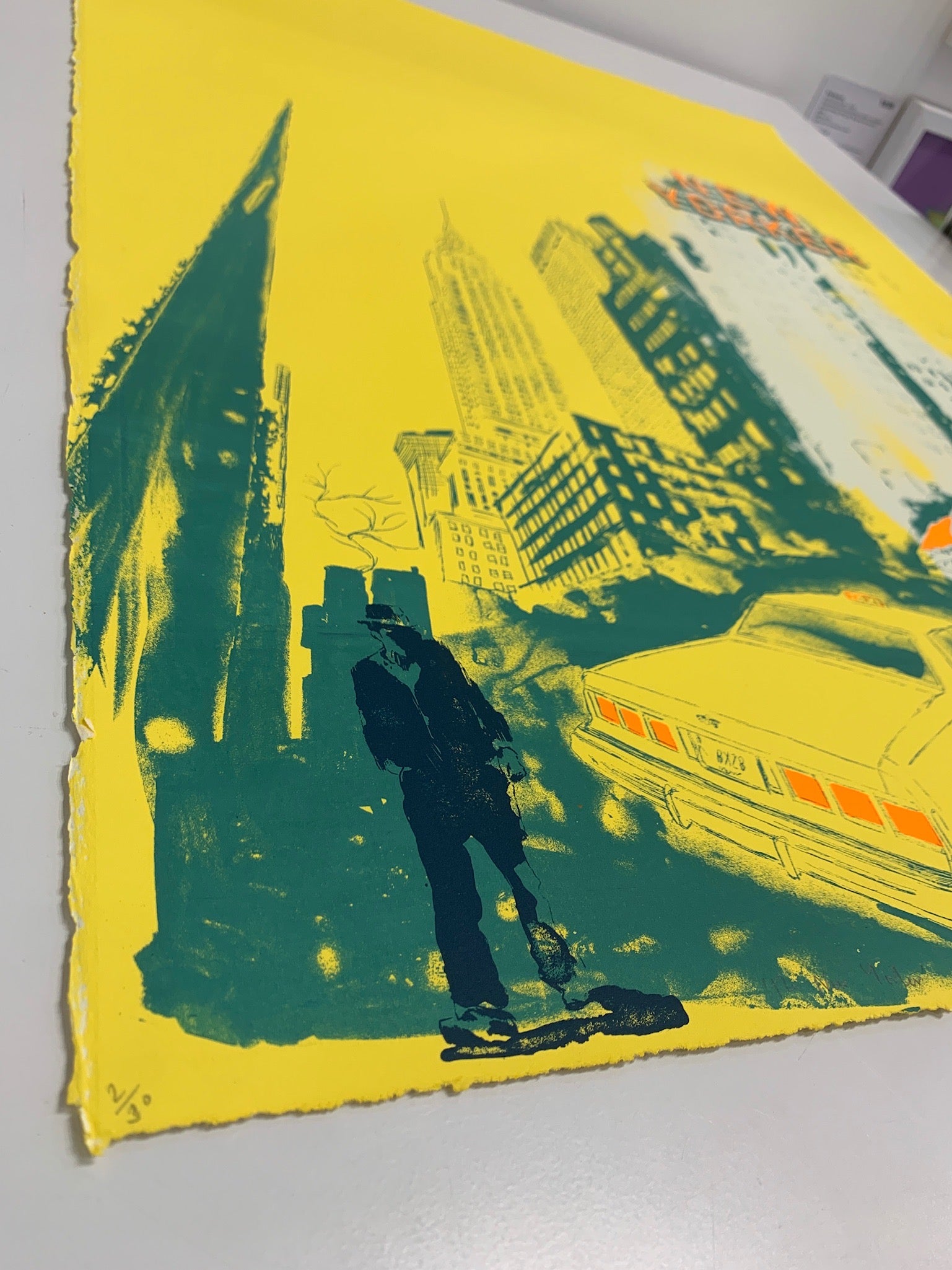 The New Yorker by Anna Marrow, a limited edition 6 colour screen-print on somerset satin 350gsm paper from 2021