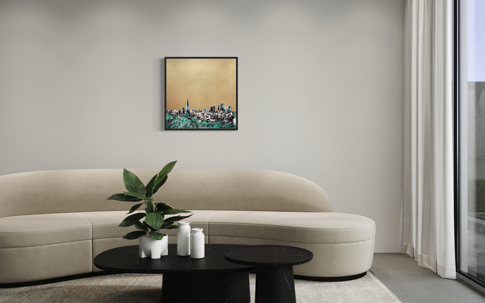 Square Mile II - (Framed) by Jayson Lilley