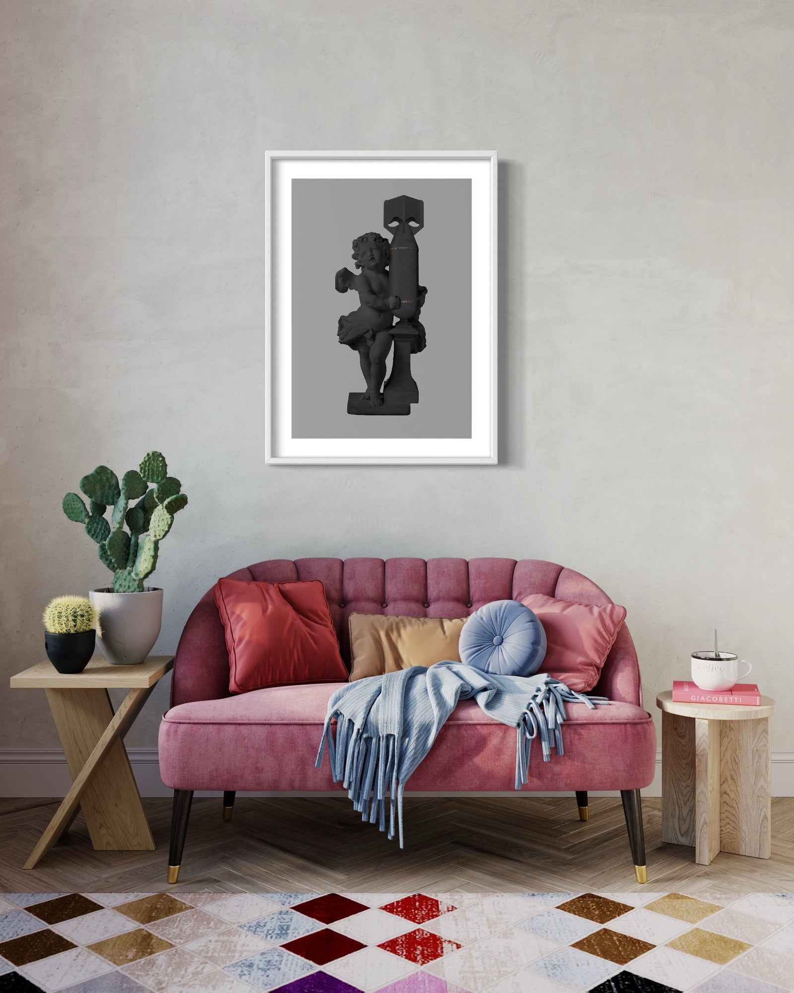 CUPID (AMOR VINCIT OMNIA)Shadow Of The Moon Special Edition - (Framed) by Magnus Gjoen