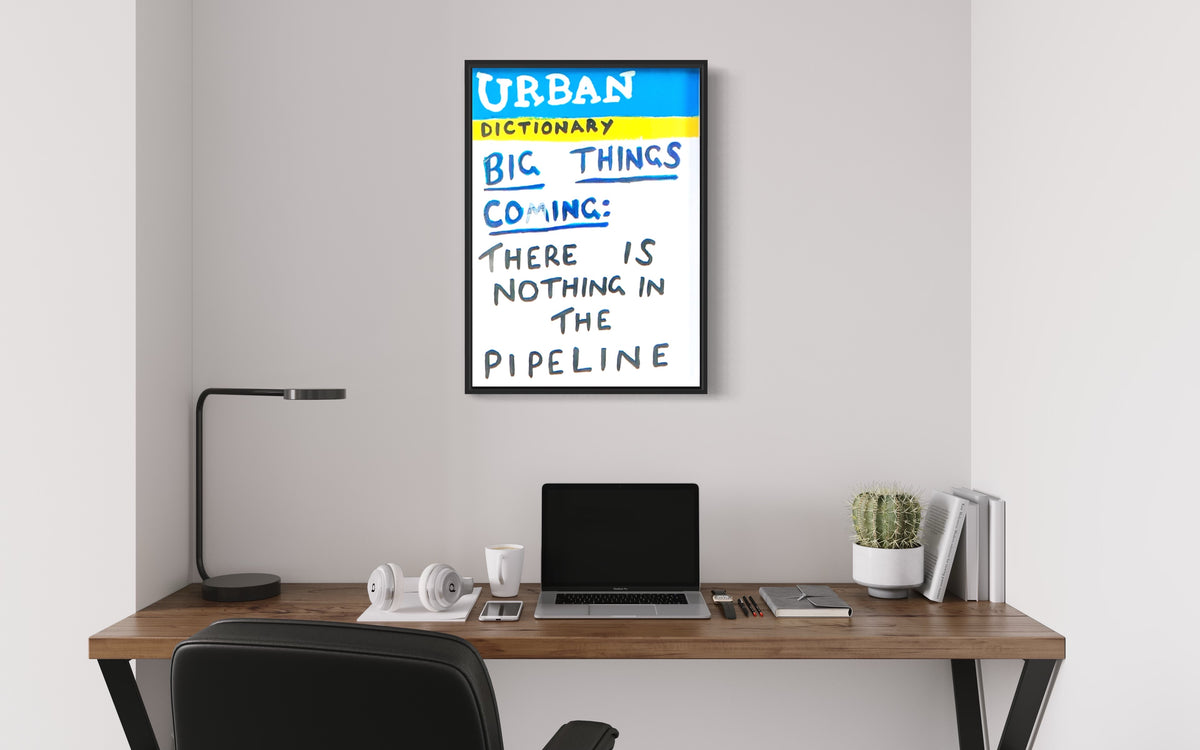 Urban Dictionary: Big Things Coming (Framed)