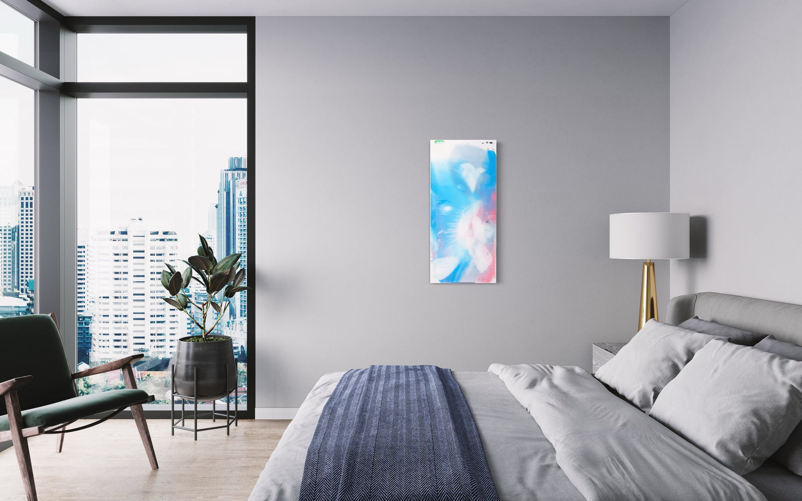 HISTORYNOW. The cloud after Tiepolo (Framed) by Marc Quinn, a limited edition archival pigment print with glitter and gold powder ink from 2022