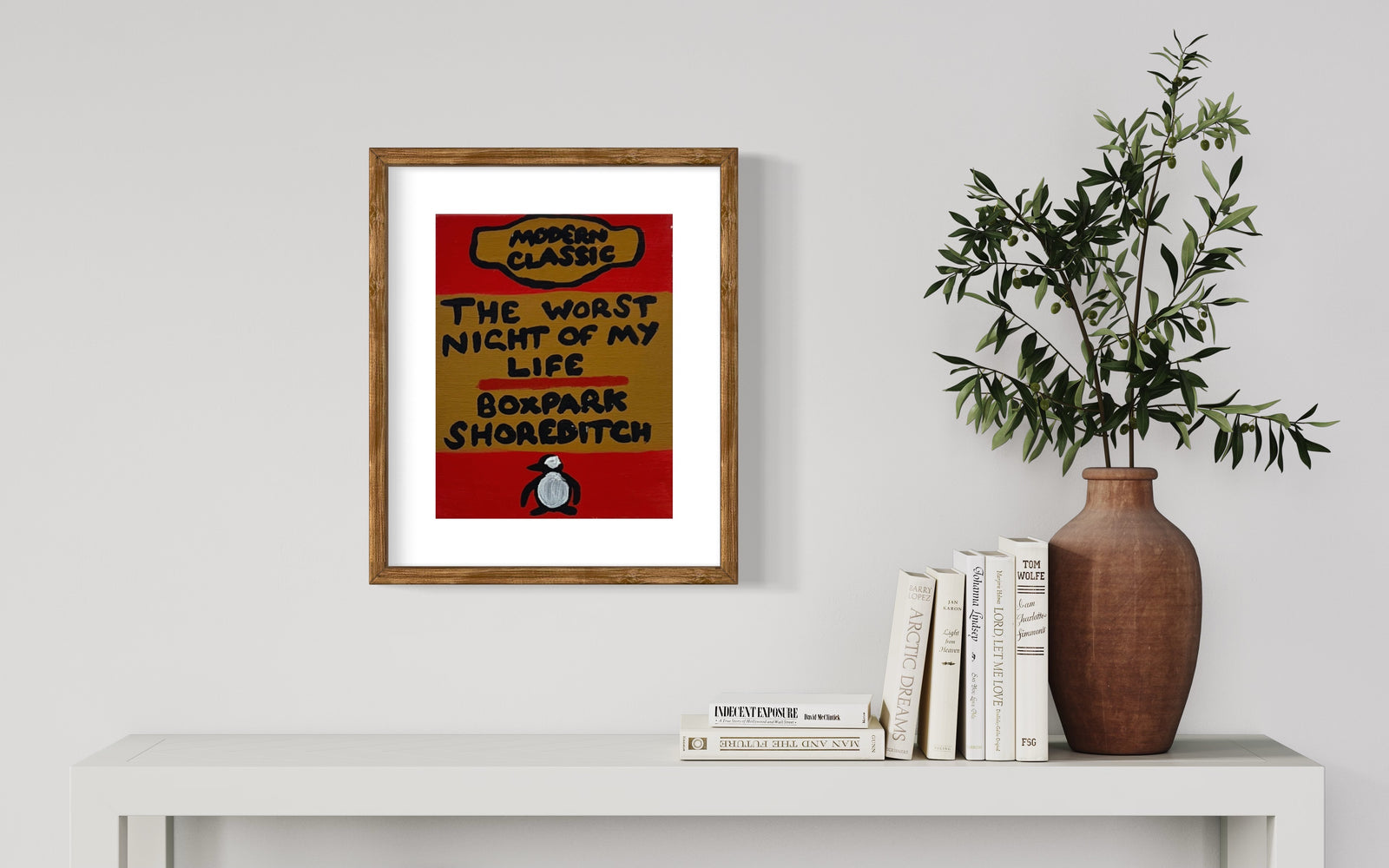 Boxpark (Framed) by Times New Roadman, a hand-finished hand painted with acrylic on canvas stretched board from 2022