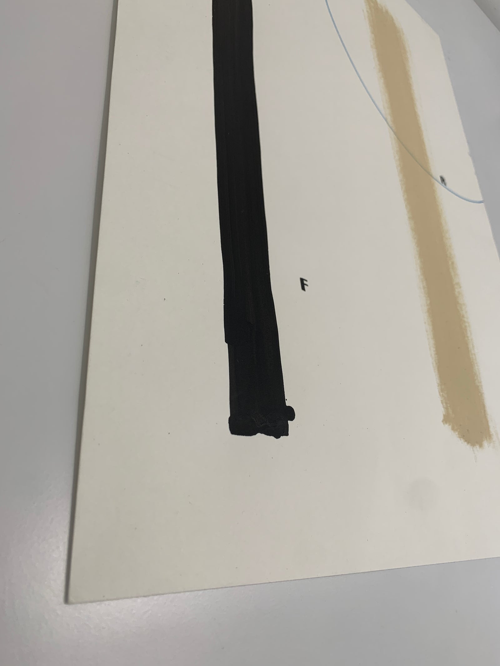 Subconscious Drawing 02 by Lizzie Lines, a original emulsion paint and ink on cartridge 220gsm paper from 2018