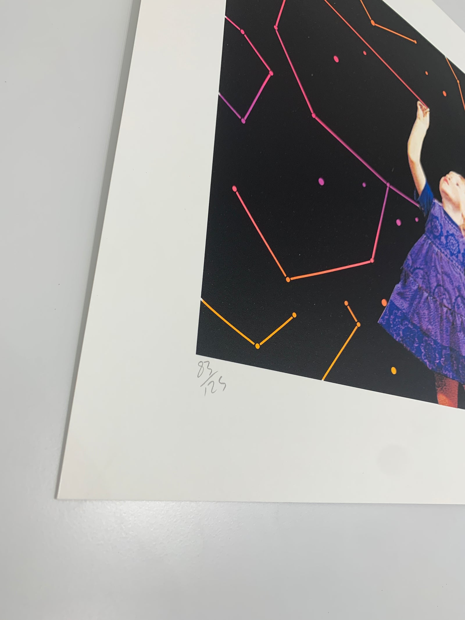 In The Sky With Diamonds by Joe Webb, a limited edition silkscreen on naturalis matt 330gsm paper  from 2020