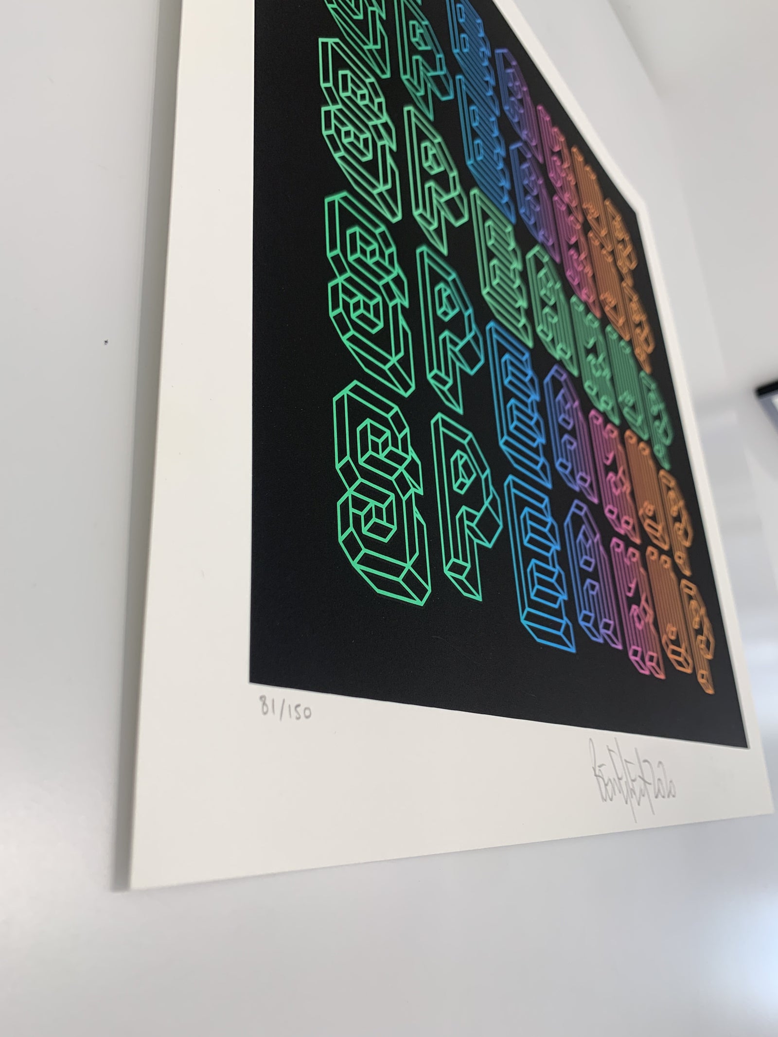 Speak Up by Ben Eine