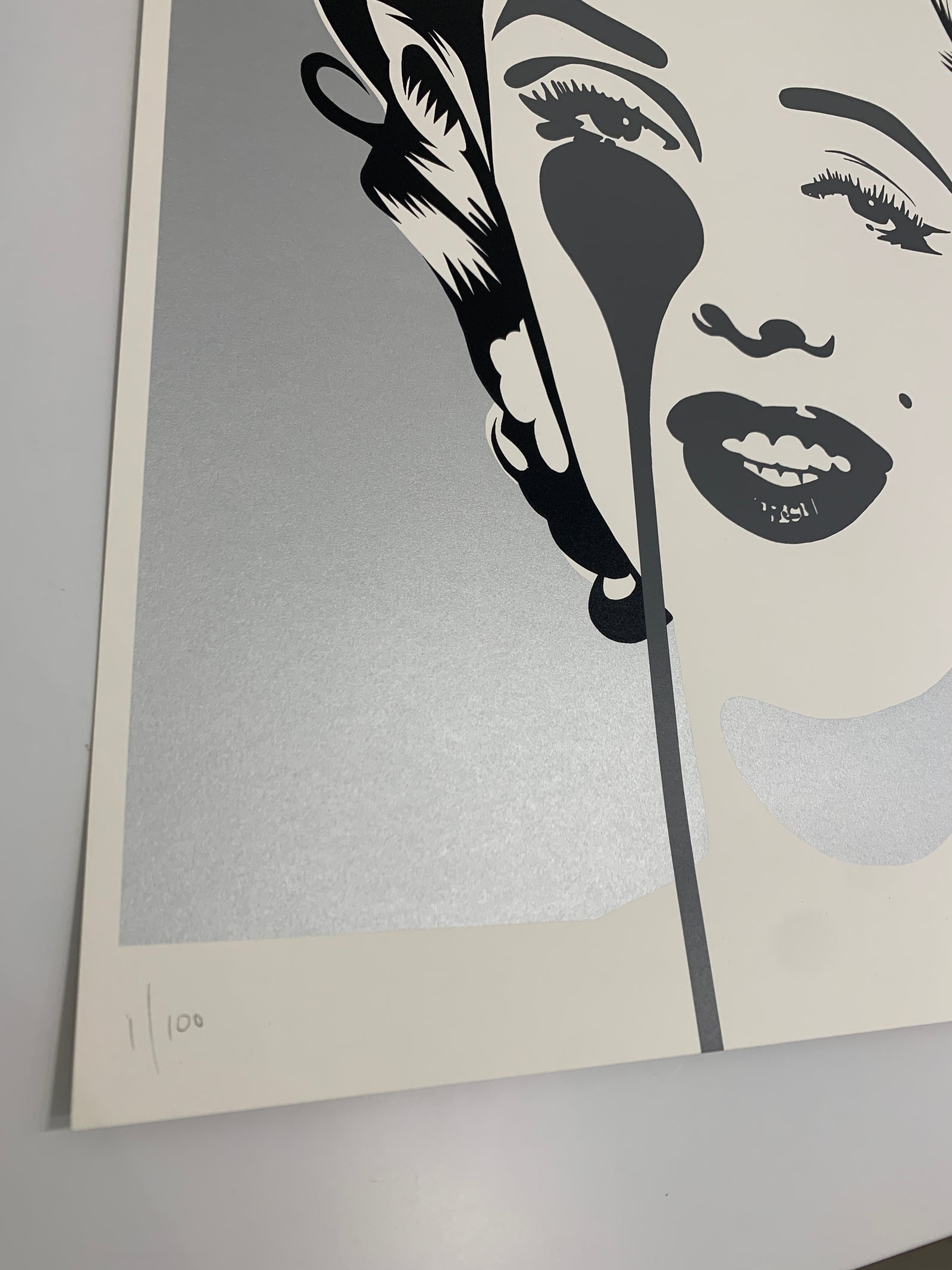 Marilyn Classic - Silver & Black by Pure Evil
