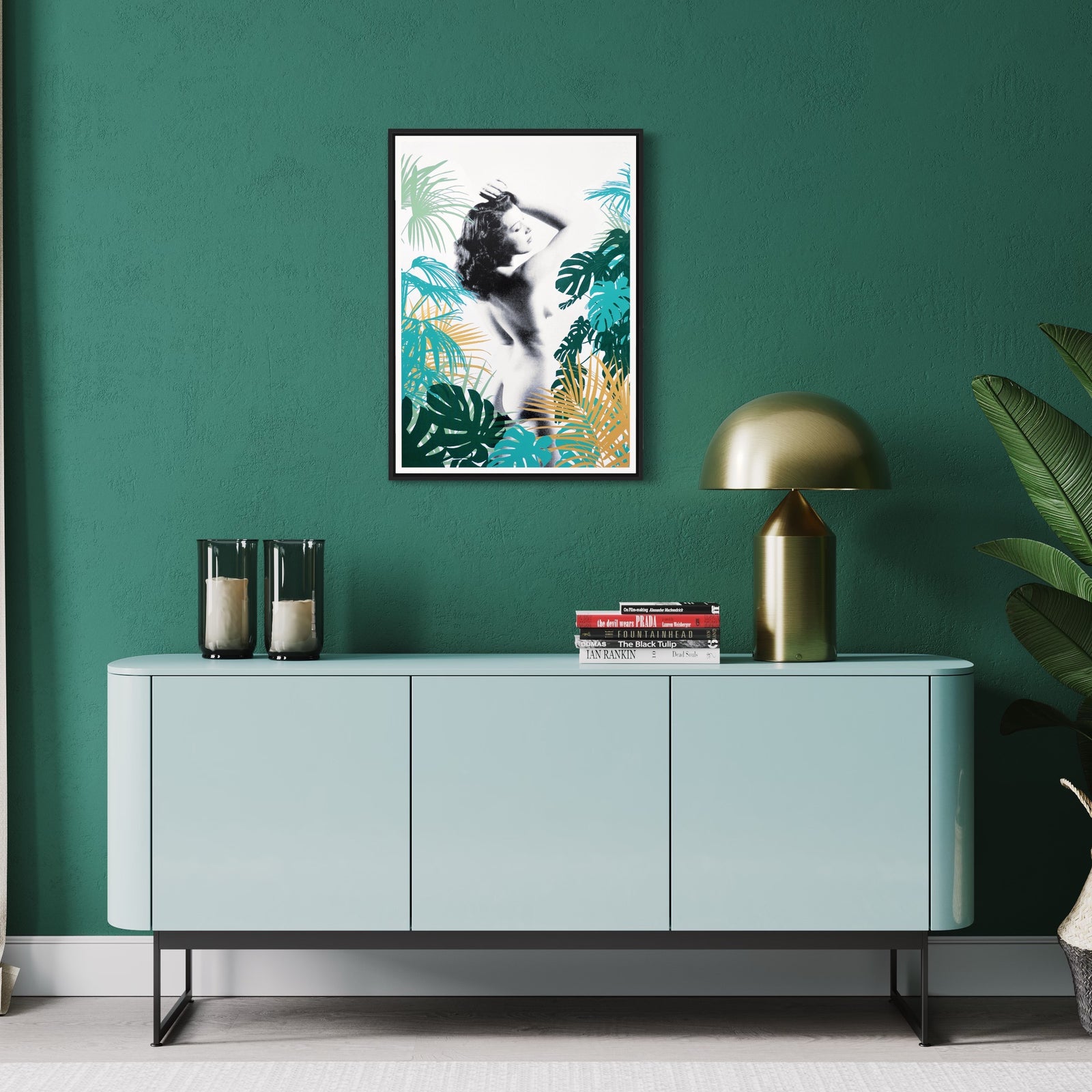 Into the Wild by Cassandra Yap, a limited edition five colour screen print with golf ink on gfsmith naturalis 330gsm paper from 2022