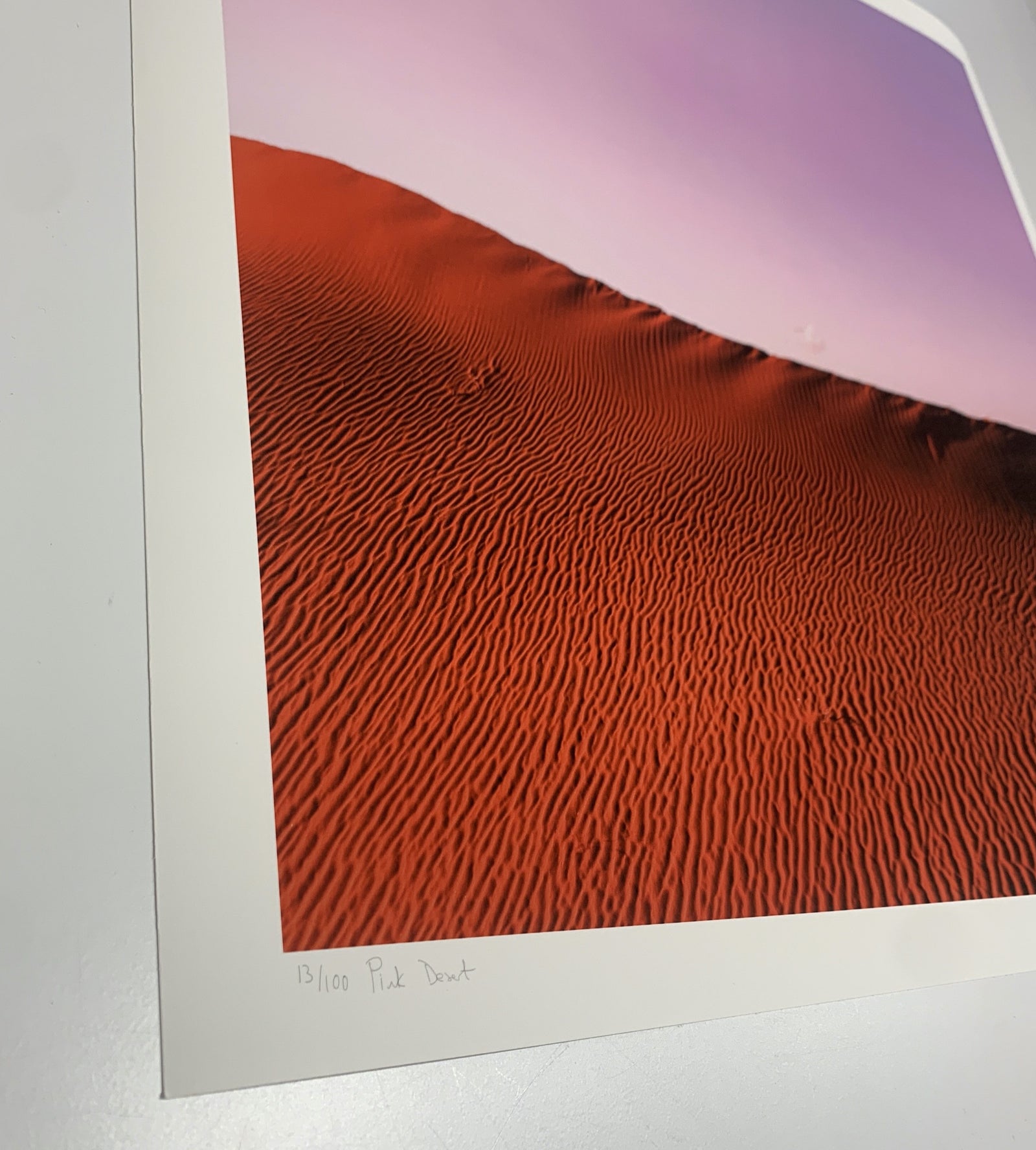 Pink Desert by Nadia Attura