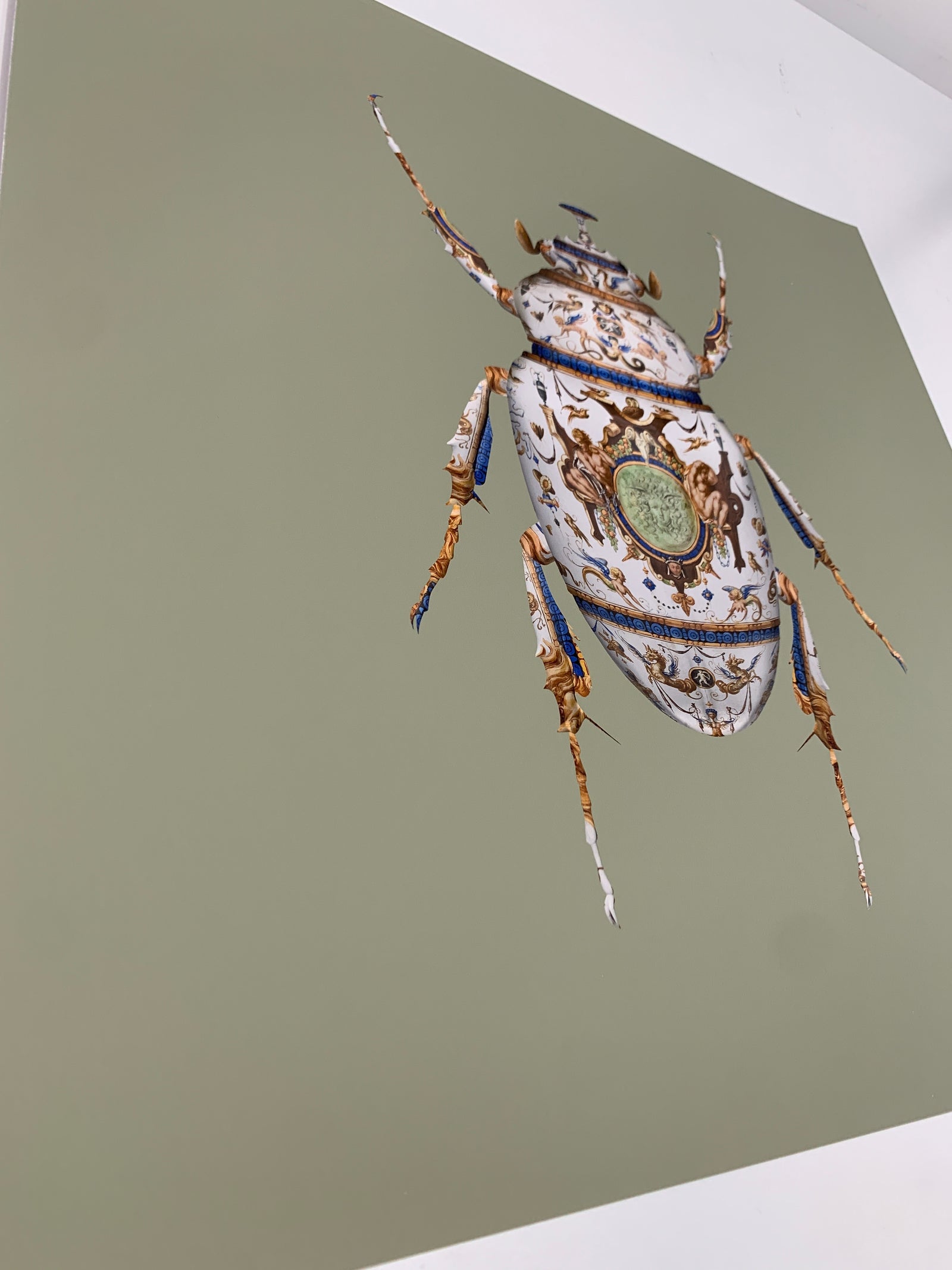 The Minton Scarab (Framed) by Magnus Gjoen