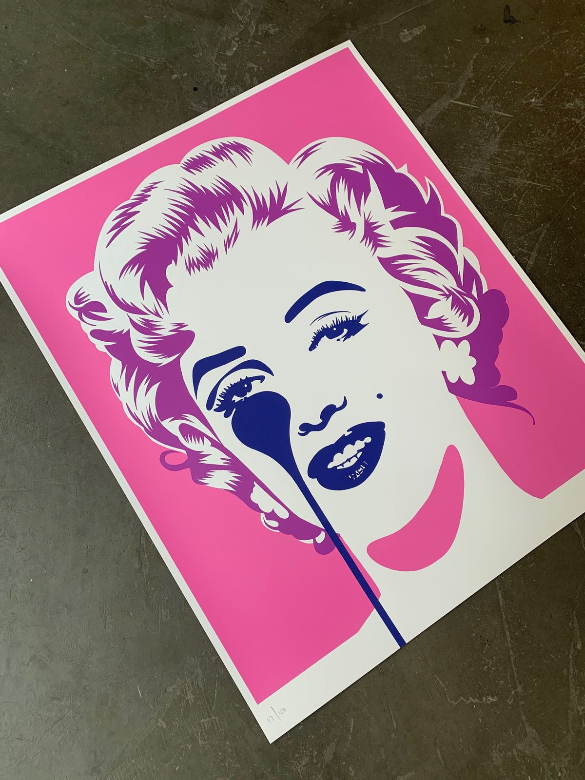 Marilyn Classic - Pink & Purple by Pure Evil