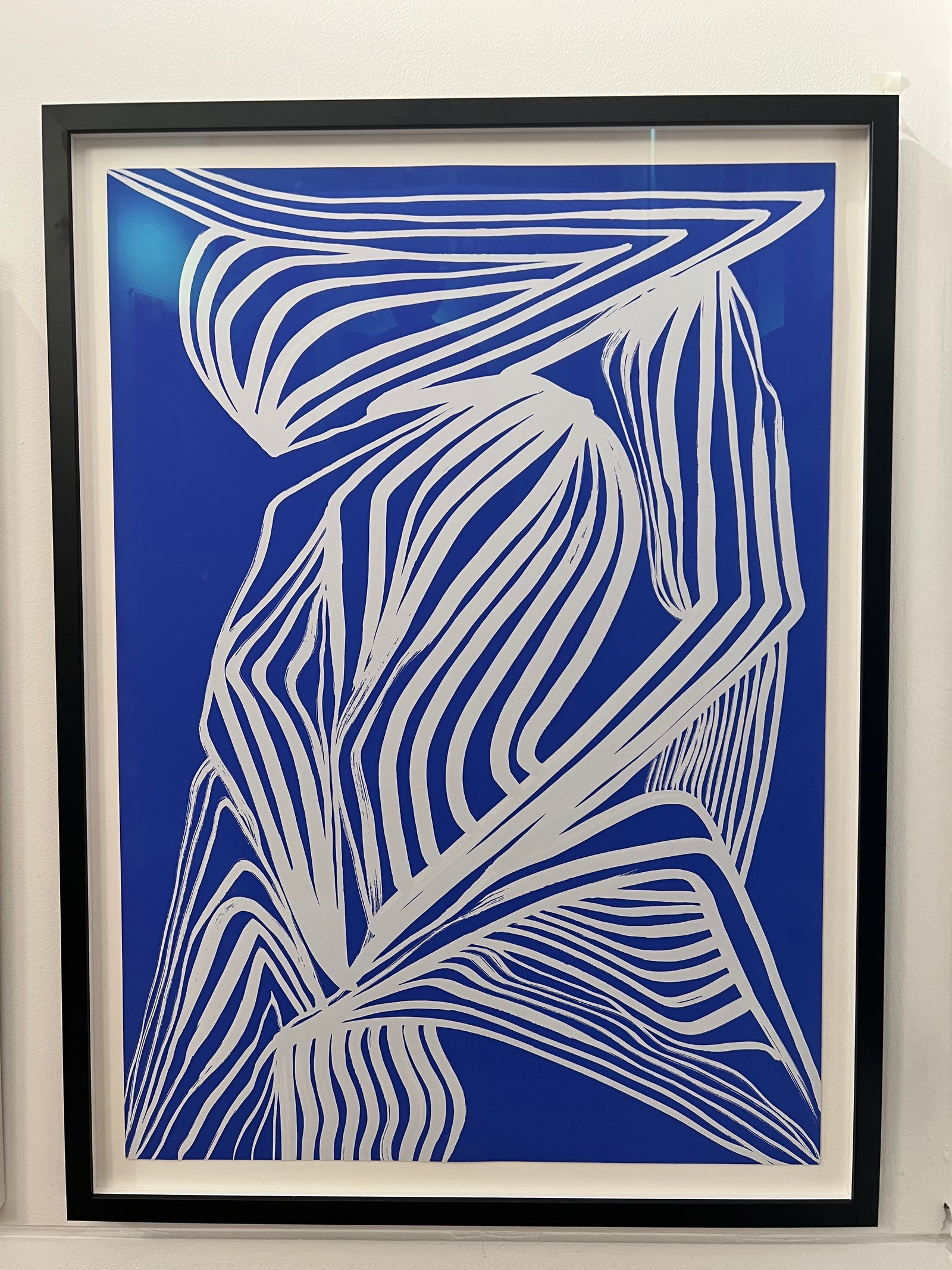 Helvetios / 656C, 2726C (Framed) by Tanya Ling, a original inkjet on hahnemuhle paper 308gsm from 2020