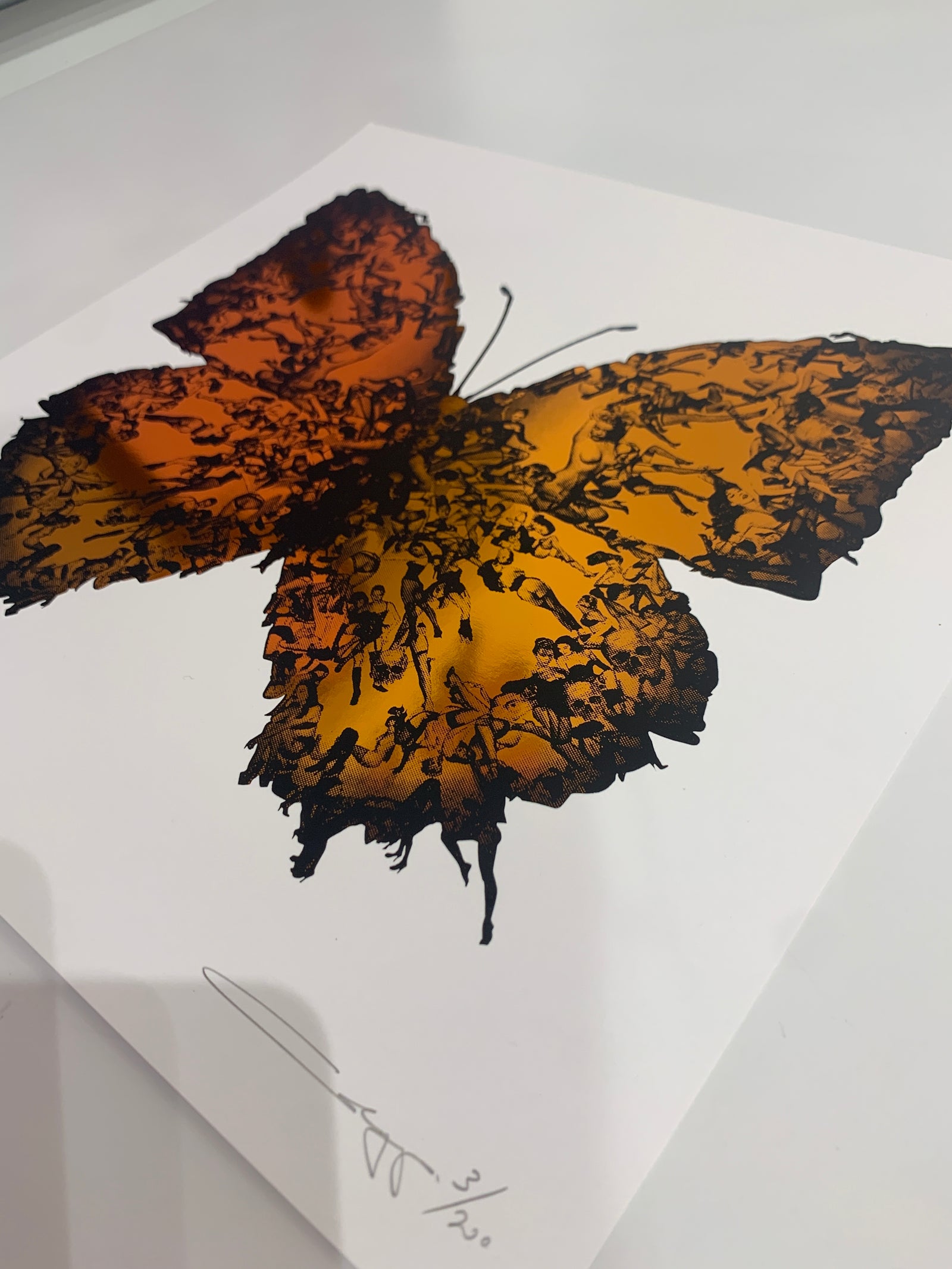 Deliverance Mini Copper Foil Edition by Cassandra Yap, a limited edition  giclée print on white 380gsm matte laminated stock paper from 2022