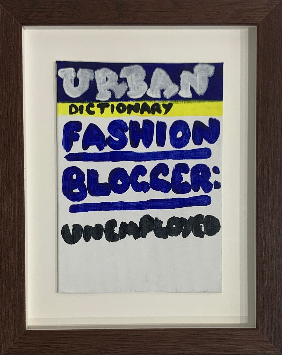 Fashion Blogger (Framed)