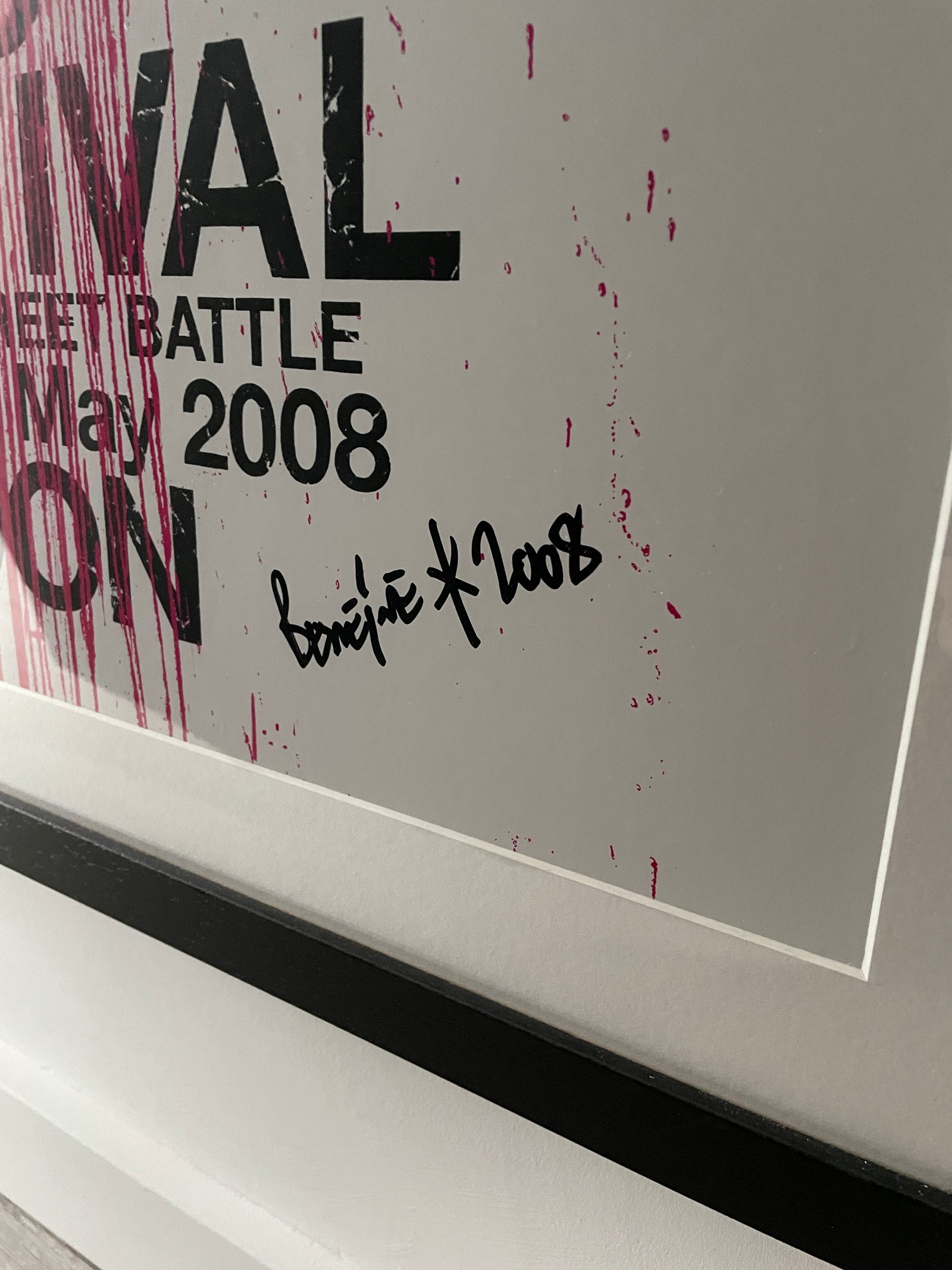 CANS Festival Poster (Framed) by Banksy