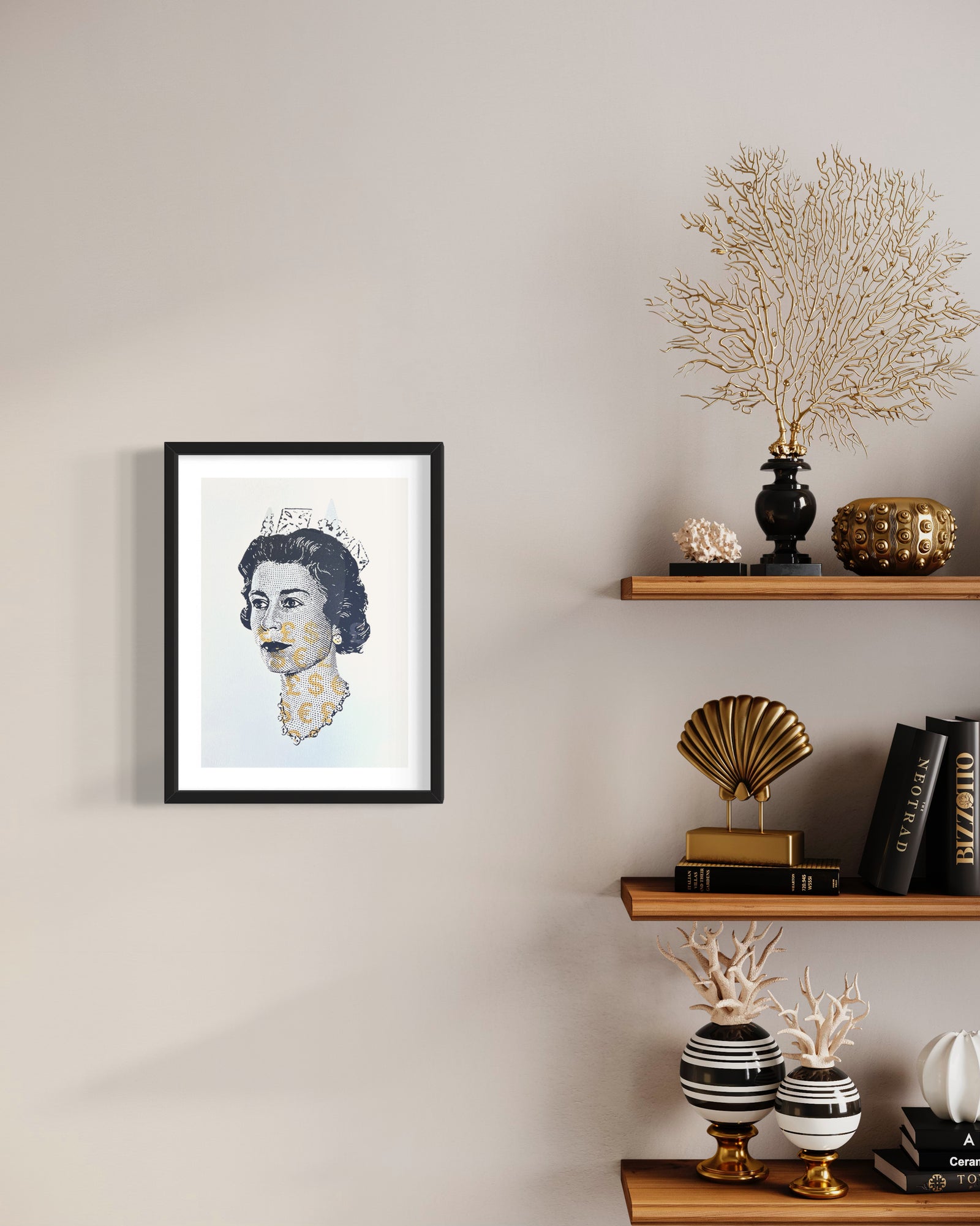 Rich Enough to be Batman - Black and Gold Currency by Heath Kane, a limited edition four colour screen print on southbank coarse 310gsm paper from 2021