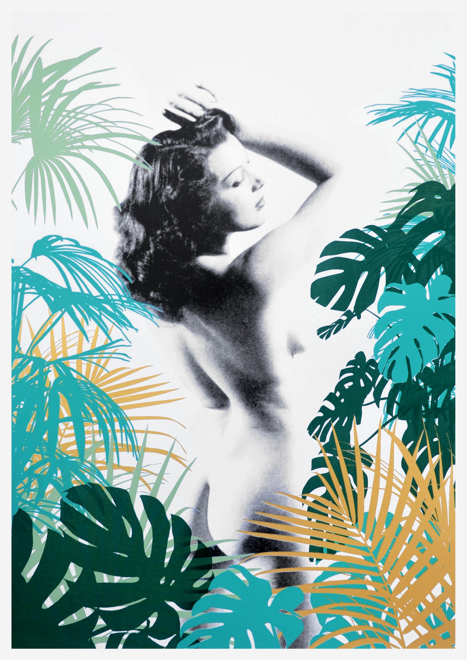 Into the Wild by Cassandra Yap, a limited edition five colour screen print with golf ink on gfsmith naturalis 330gsm paper from 2022