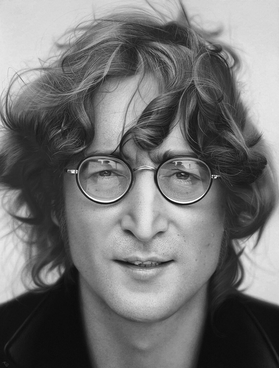 John Lennon (Framed) by Kelvin Okafor, a limited edition digital print on archival paper from 2020