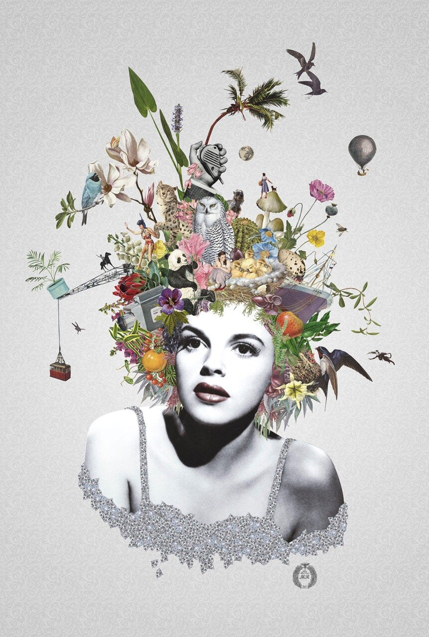 Judy - (Framed) by Maria Rivans