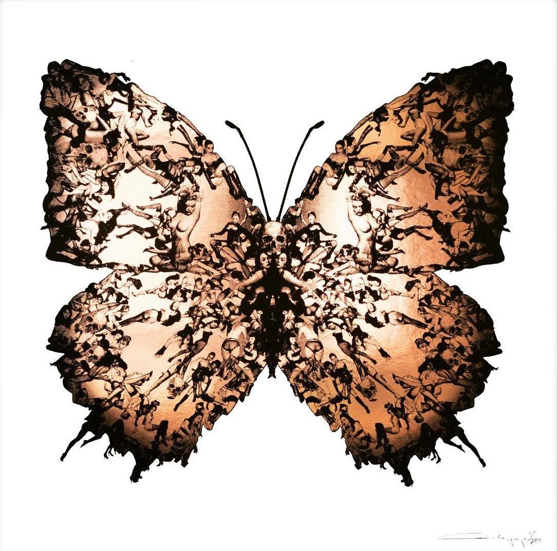 Deliverance Mini Rose Gold Foil Edition by Cassandra Yap, a limited edition giclée print on white 380gsm matte laminated stock from 2020