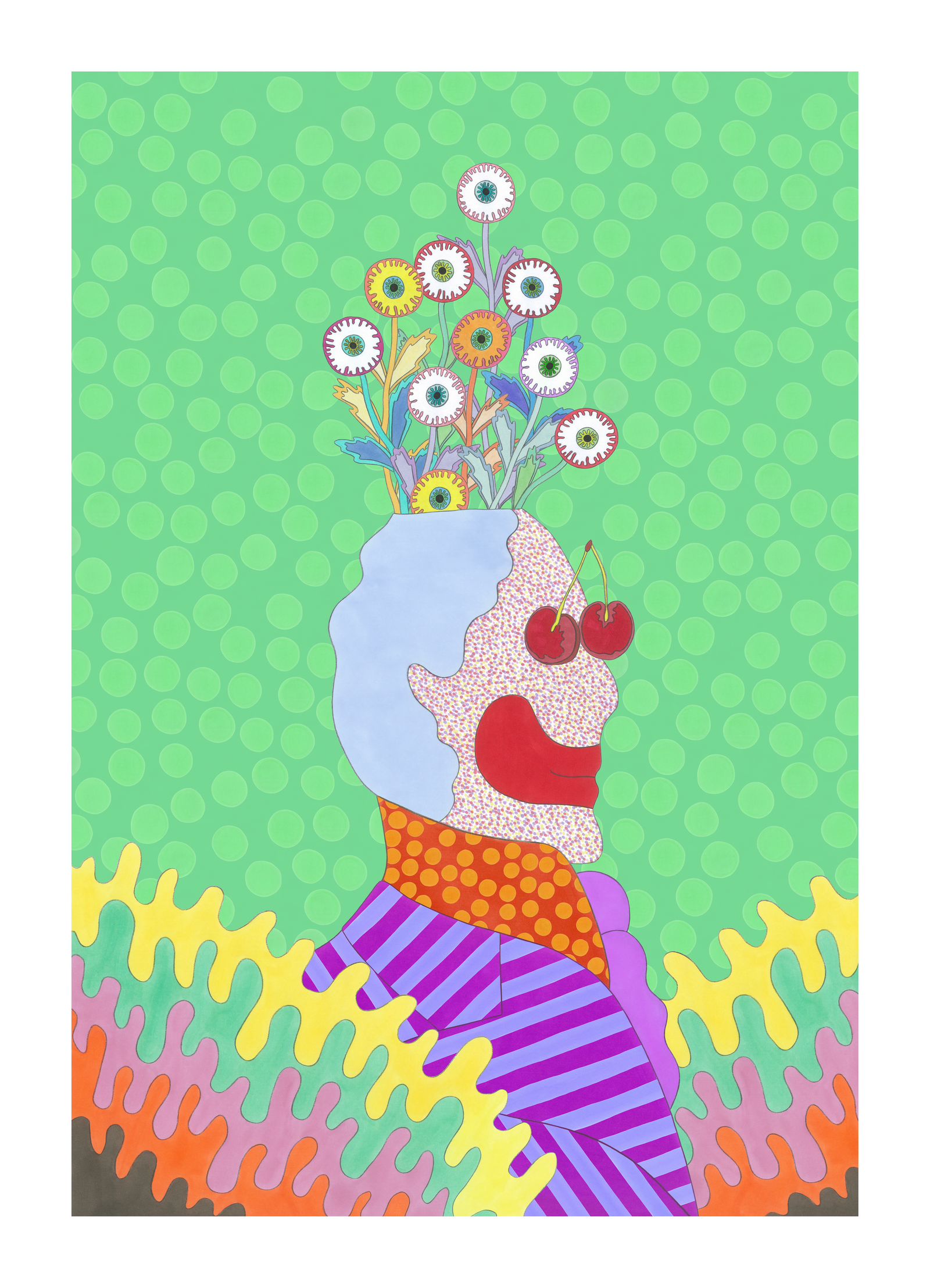 Le Reve Des Yeux (Framed) by Boogaloo Stu