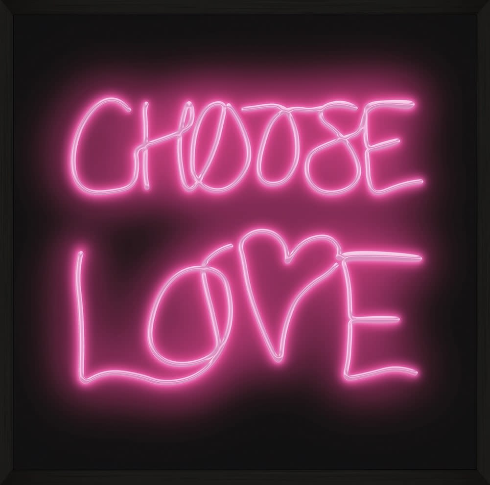 Choose Love by Lauren Baker, a limited edition ink on hahnemuhle 308gsm photo rag from 2020