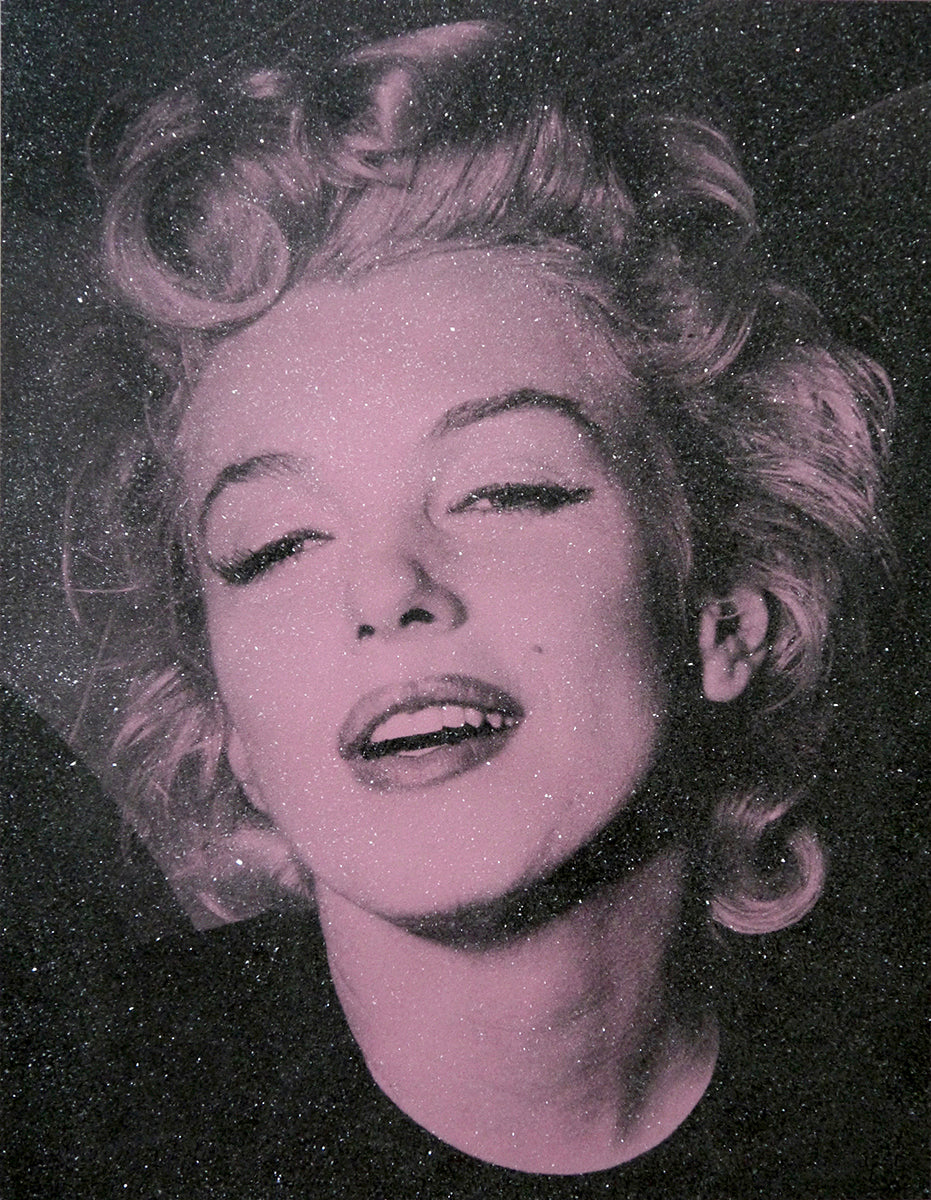 Marilyn Monroe - Magenta Pink by David Studwell