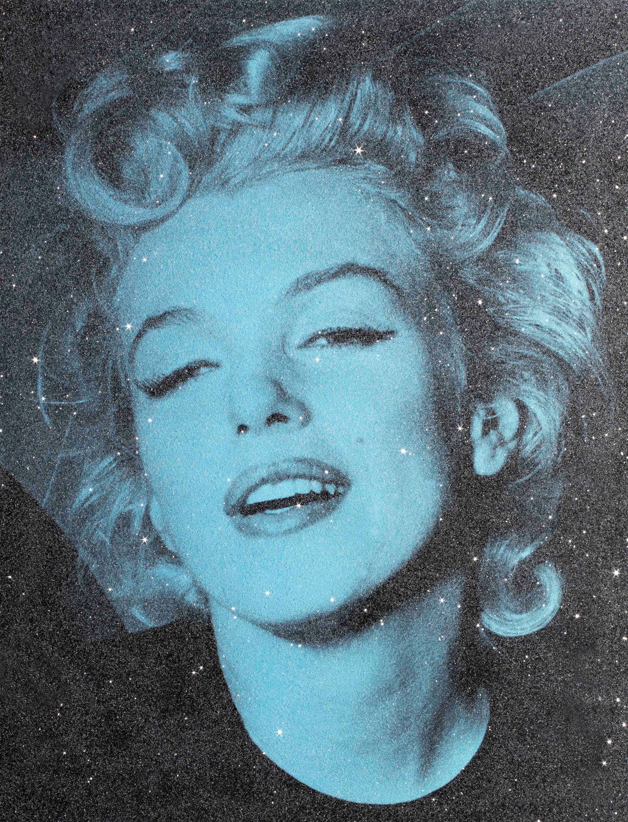 Marilyn Monroe (Cyan) by David Studwell