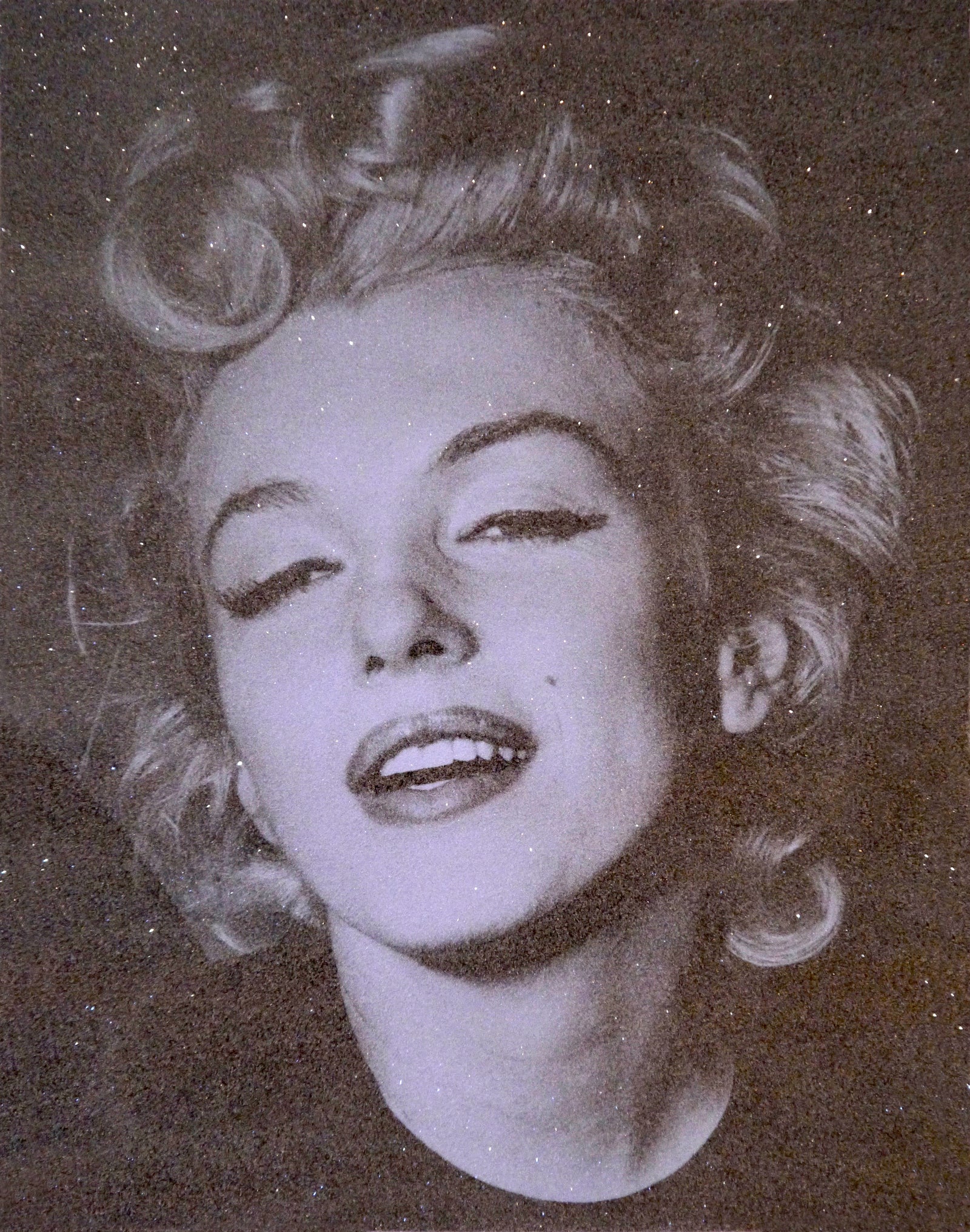 Marilyn Monroe (Powder blue) by David Studwell