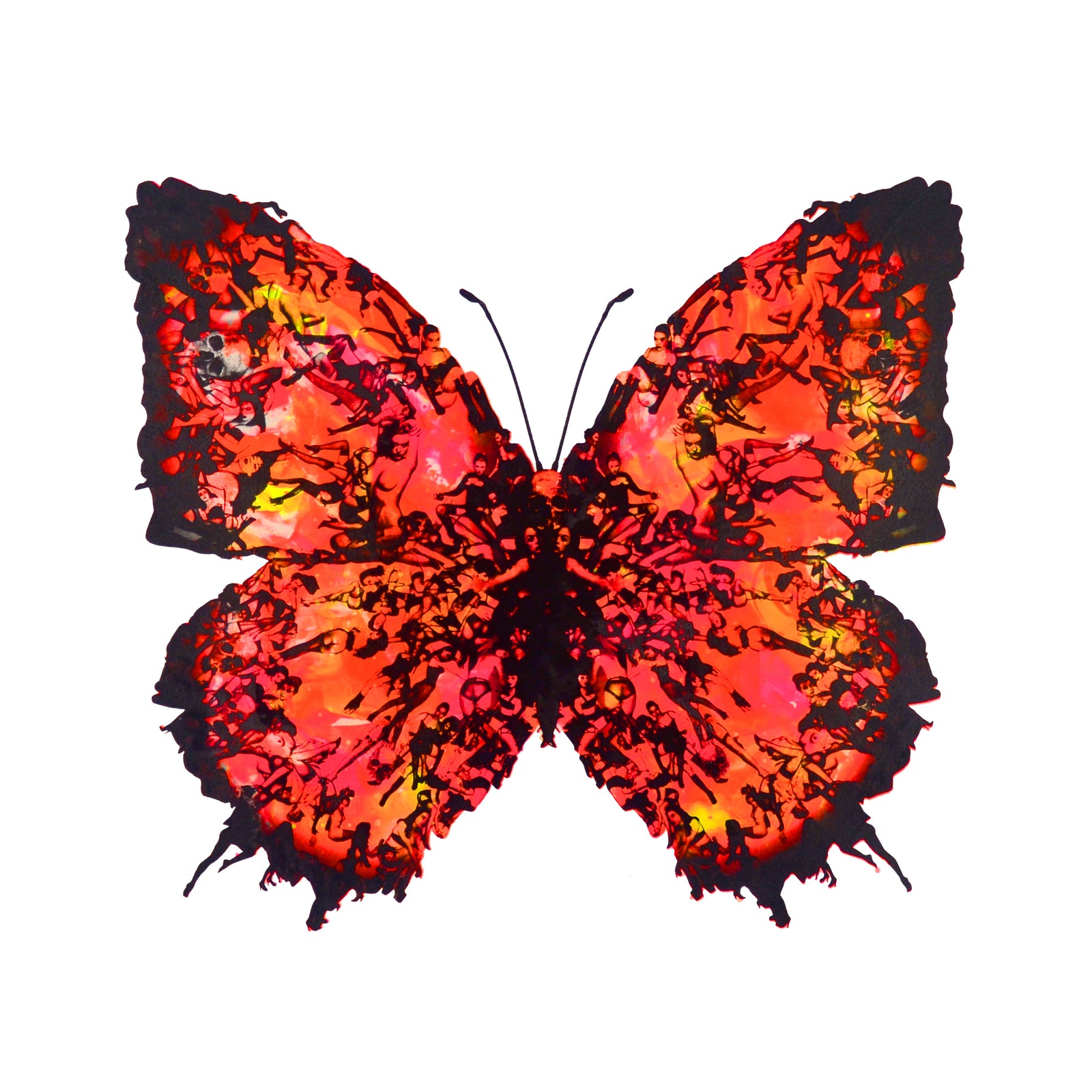 Deliverance Mono Screen Print 54 by Cassandra Yap, a original mono screen print - each print is hand painted on the silkscreen then printed to create a one off print from 2023