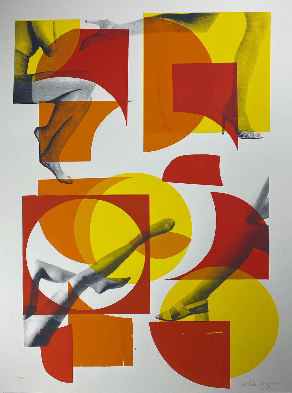 Ou Sont Les Femmes (Red) by Nathalie Kingdon