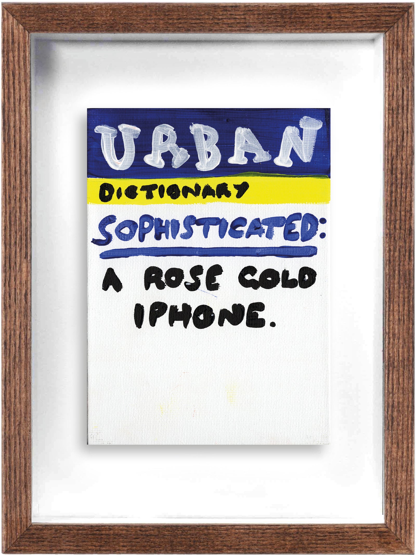 Sophisticated (Framed) by Times New Roadman, a original hand painted with acrylic on canvas stretched board from 2020