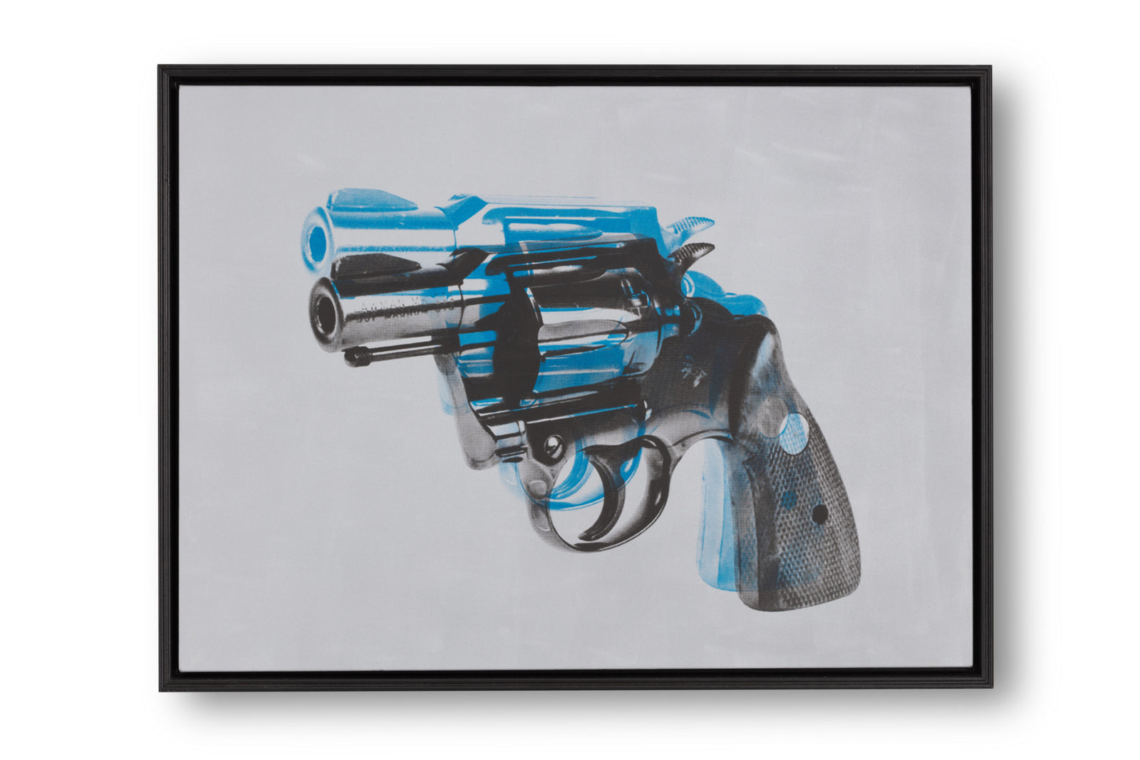 Elvis Aaron Warhol (Silver) - (Framed) by Russell Marshall, a original original artwork on canvas from 2019