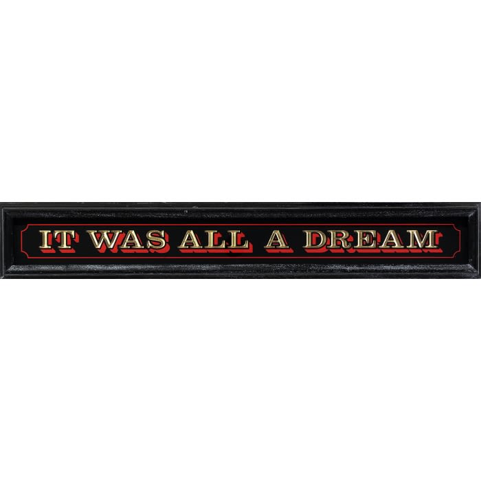 It Was All A Dream - (Framed) by Ryan Callanan (RYCA)