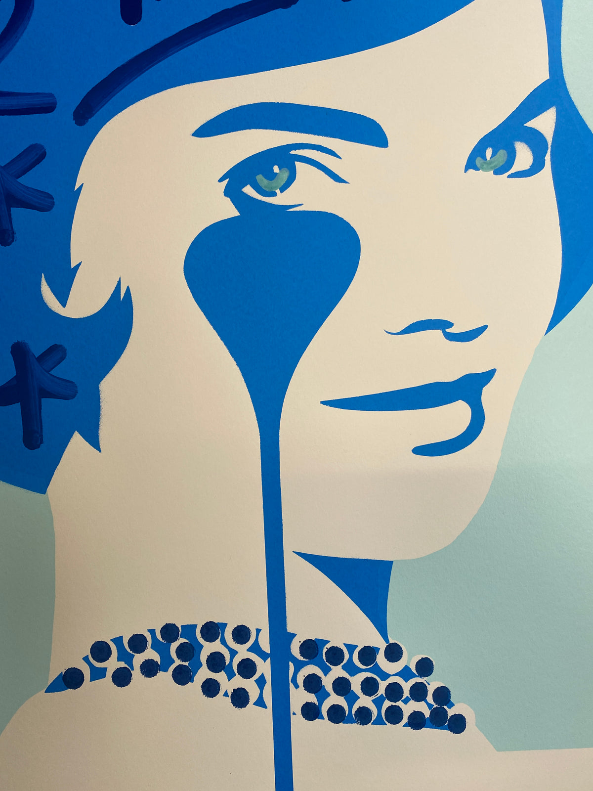 Smiling Jackie - Blue Pearls by Pure Evil